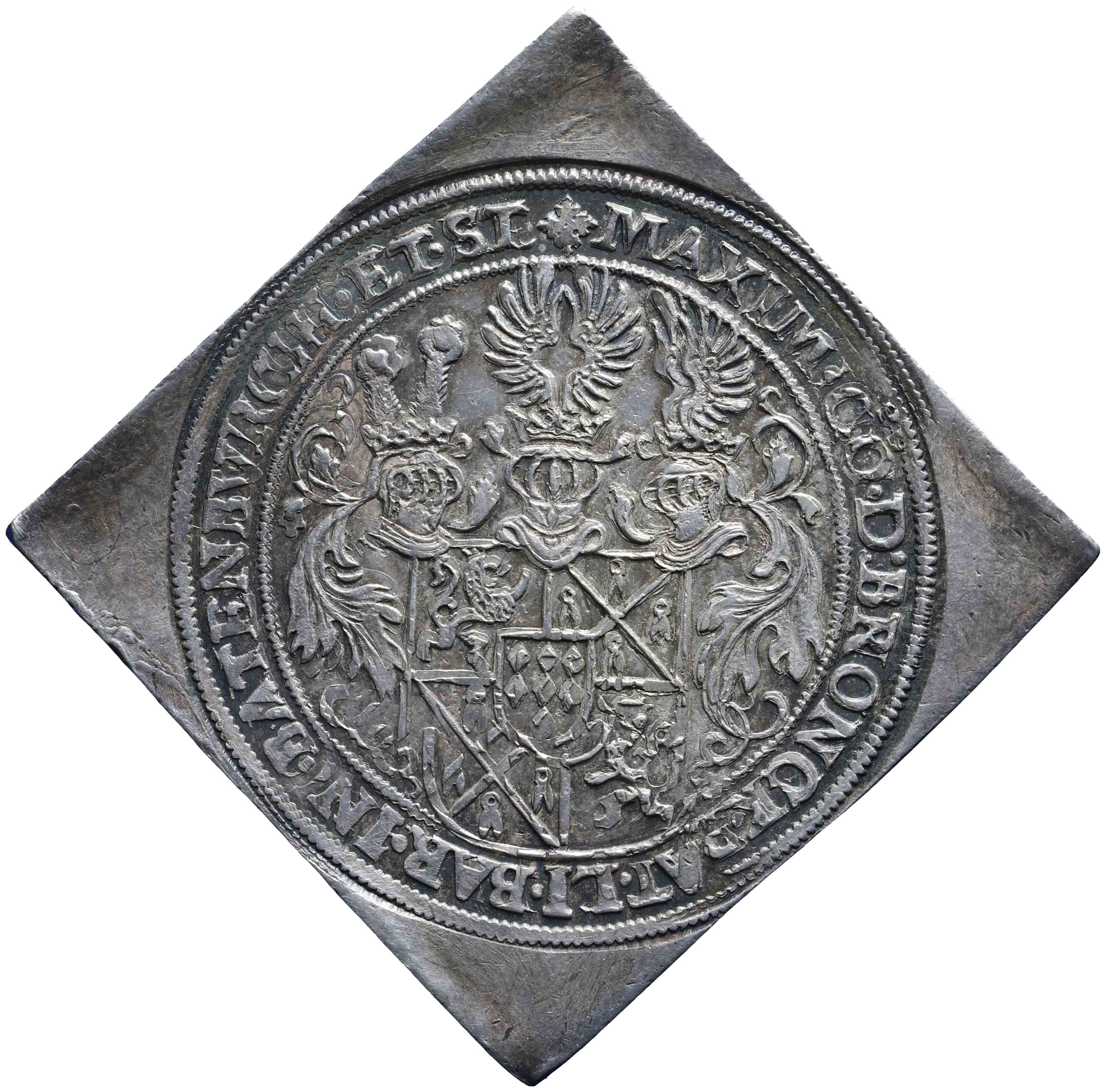 Afbeelding van de voorzijde. daalder. Inventarisnummer:NM-02254