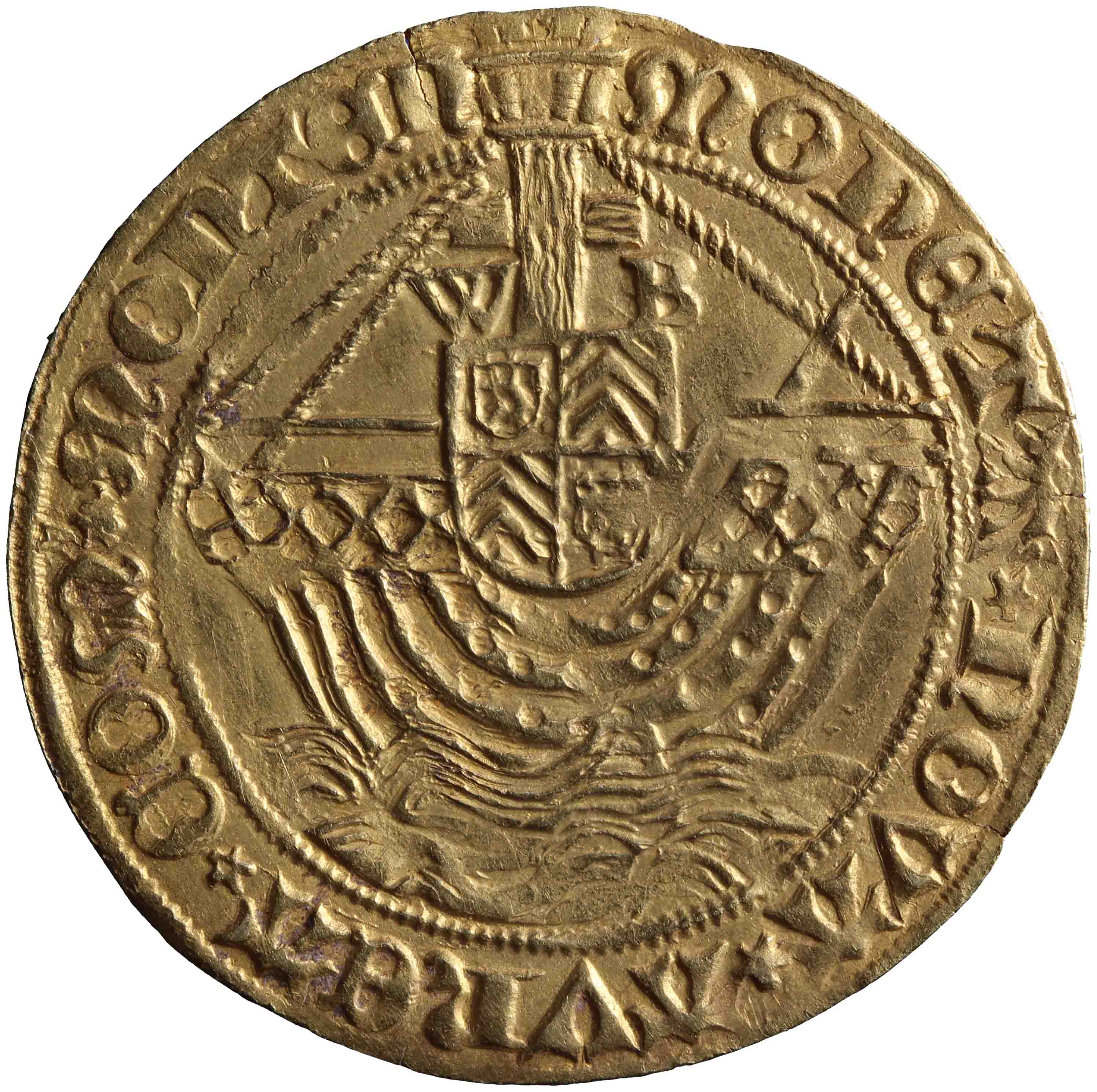 Afbeelding van de keerzijde. angelot. Inventarisnummer:NM-02363