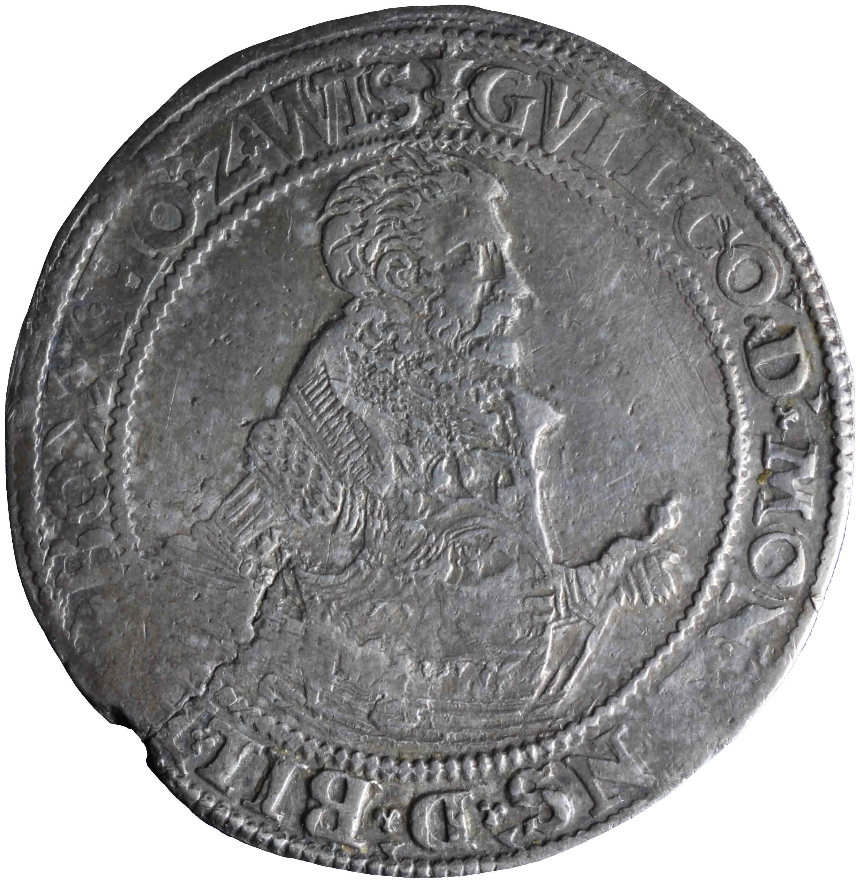 Afbeelding van de voorzijde. daalder. Inventarisnummer:NM-02449
