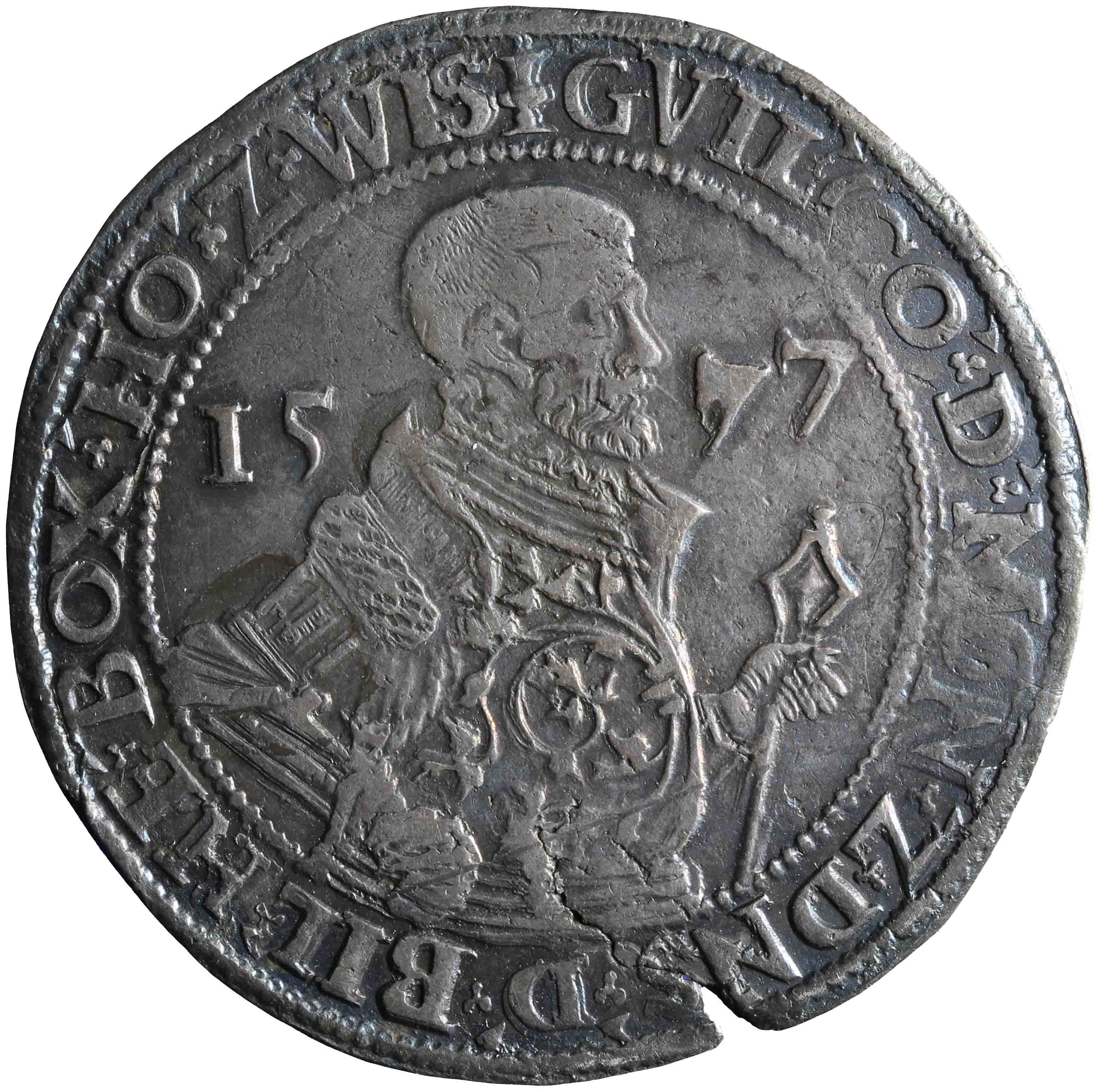 Afbeelding van de voorzijde. daalder. Inventarisnummer:NM-02456