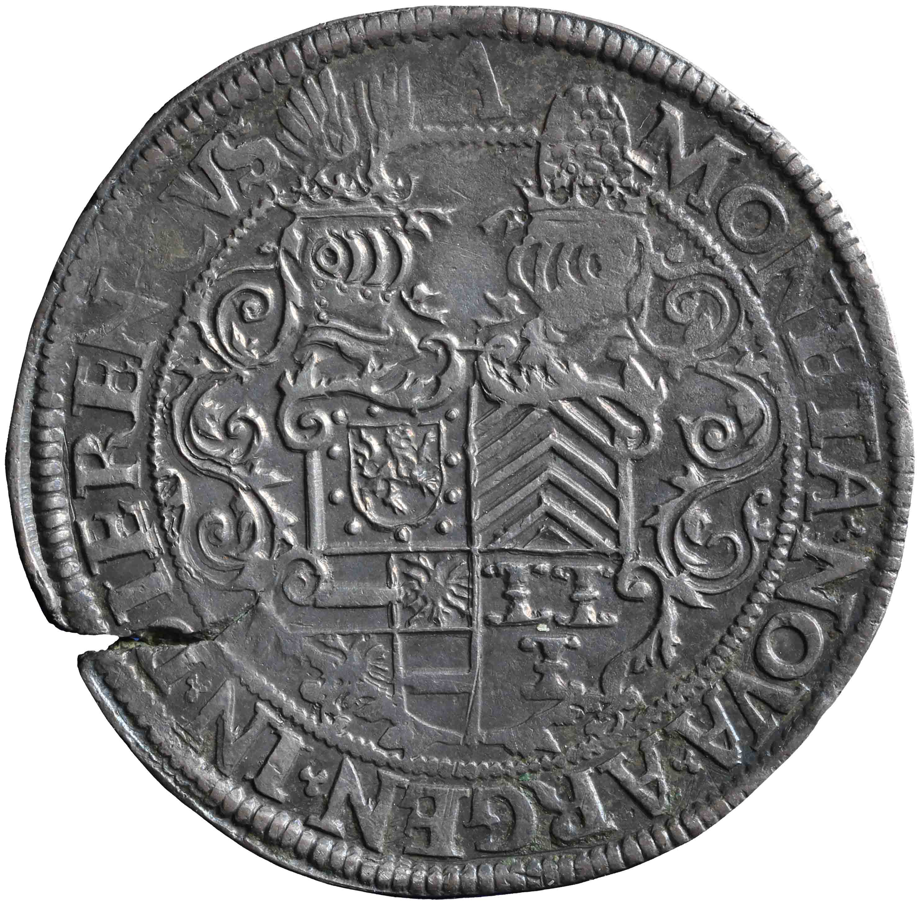Afbeelding van de keerzijde. daalder. Inventarisnummer:NM-02456
