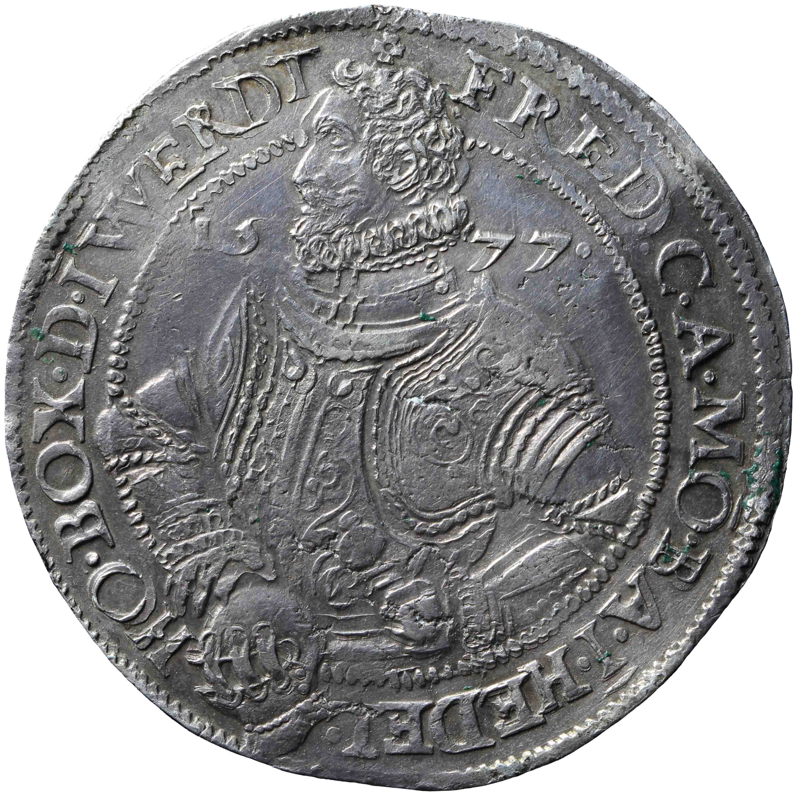 Afbeelding van de voorzijde. daalder. Inventarisnummer:NM-02482
