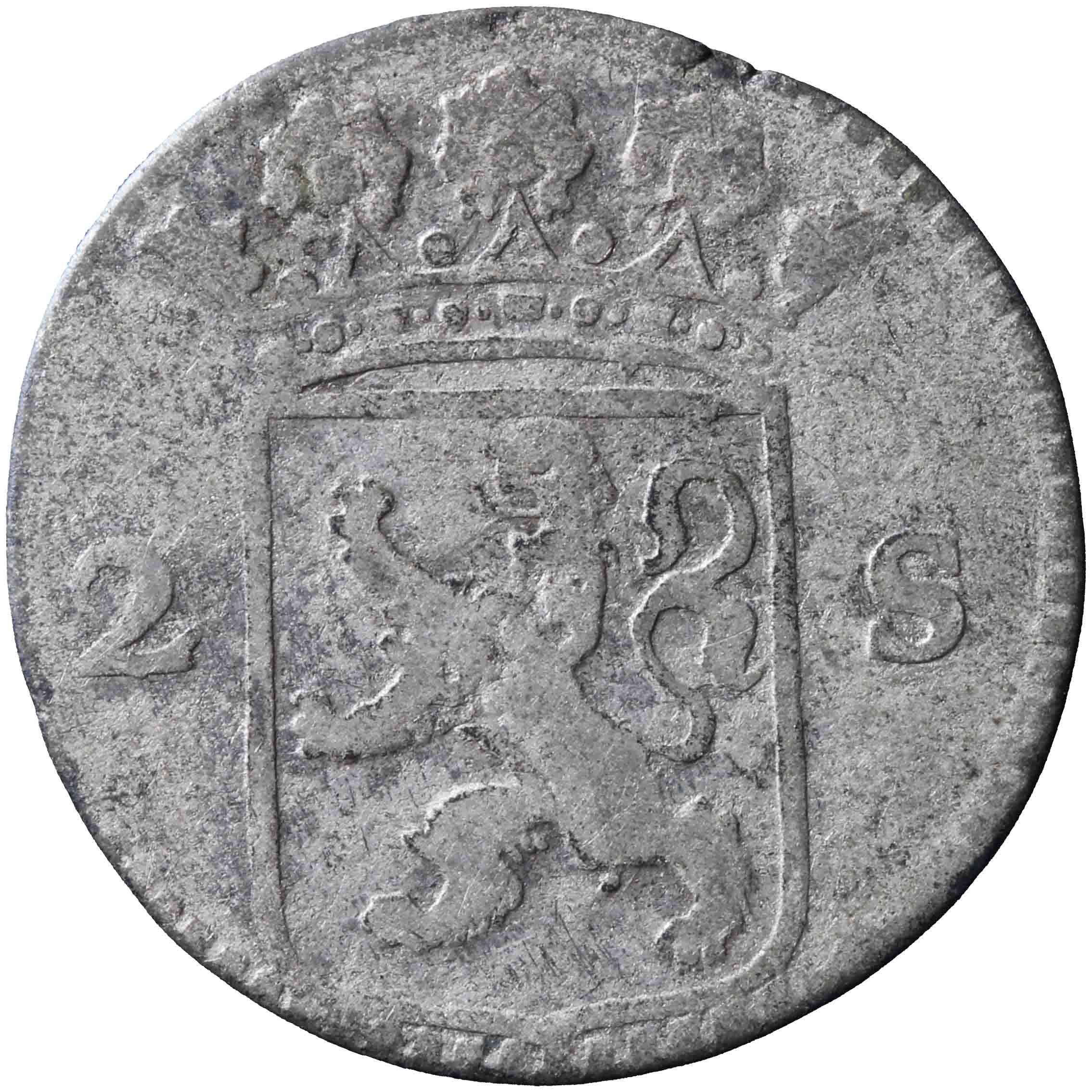 Afbeelding van de voorzijde. dubbele wapenstuiver. Inventarisnummer:NM-03490