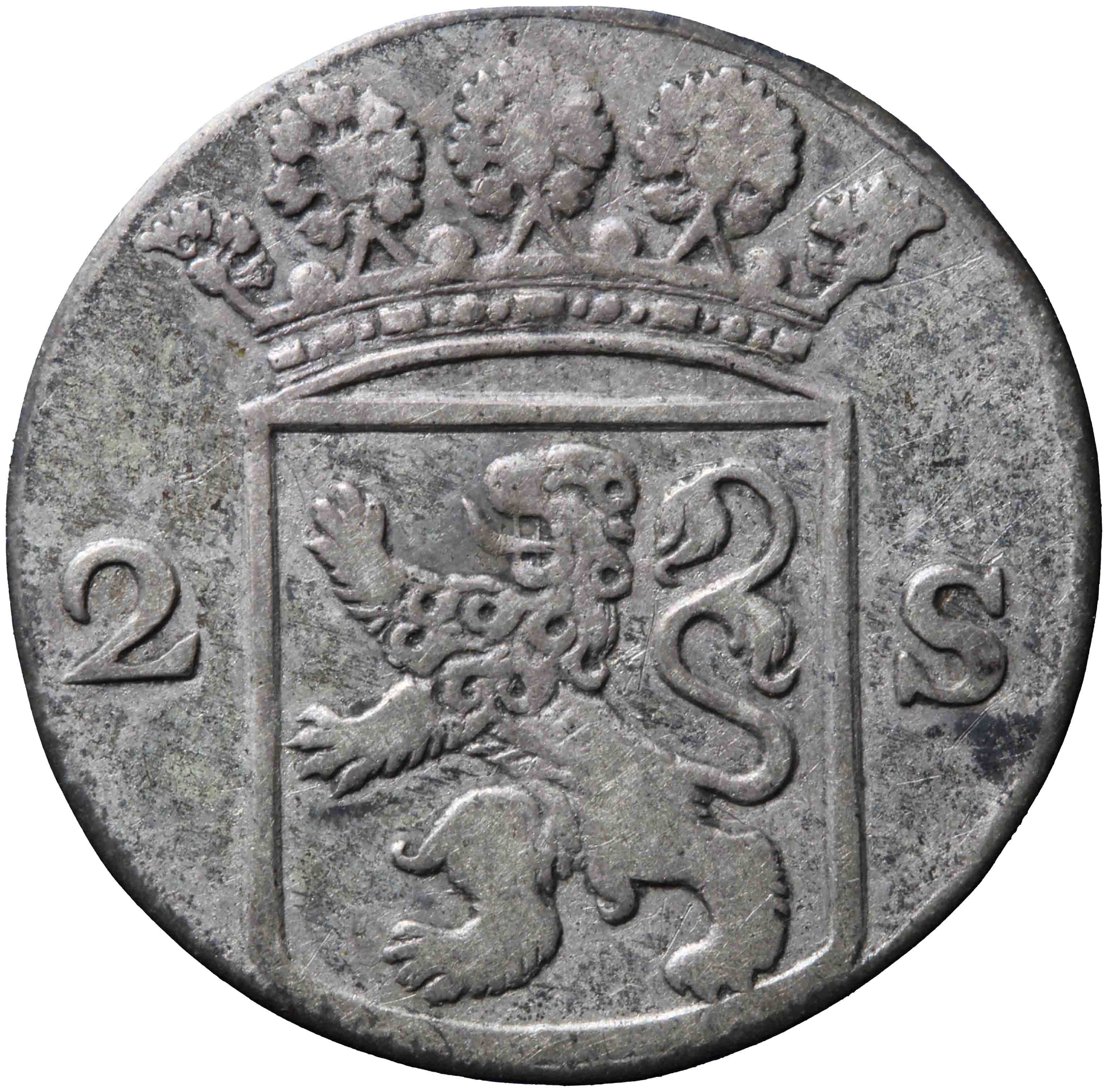 Afbeelding van de voorzijde. dubbele wapenstuiver. Inventarisnummer:NM-03635
