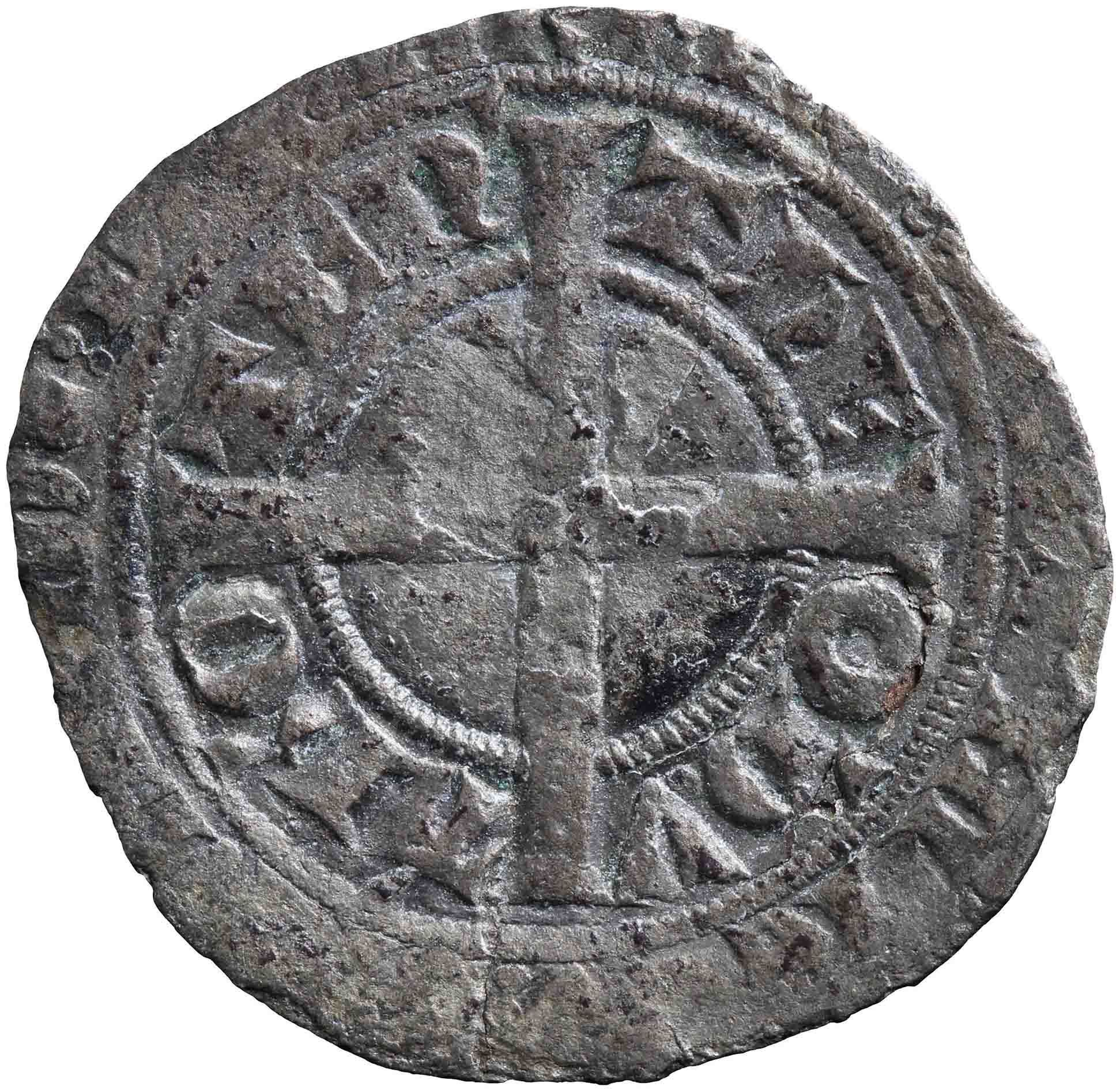 Afbeelding van de keerzijde. groot. Inventarisnummer:NM-10469
