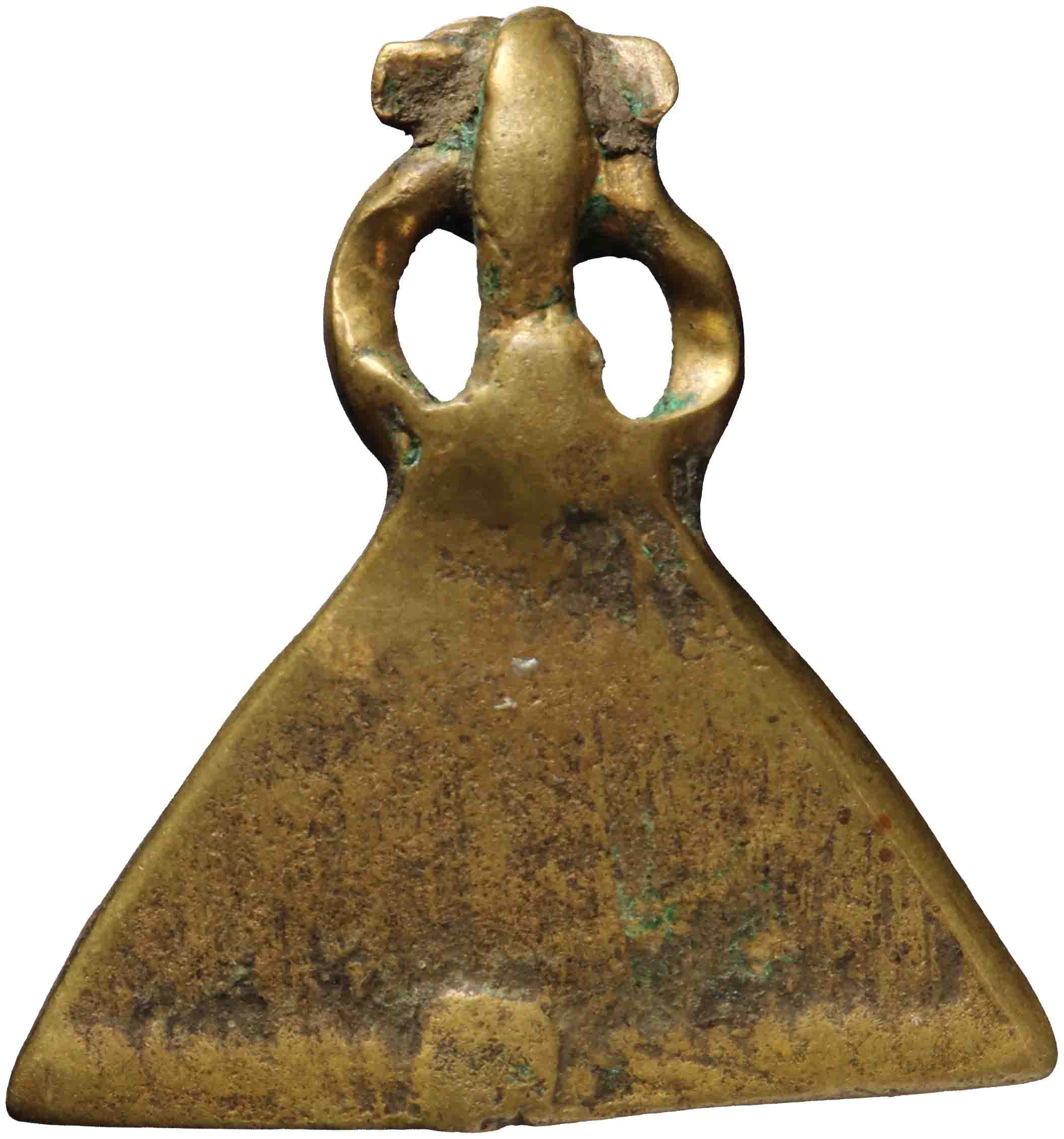Afbeelding van de keerzijde. apenkopje. Inventarisnummer:NV-03638