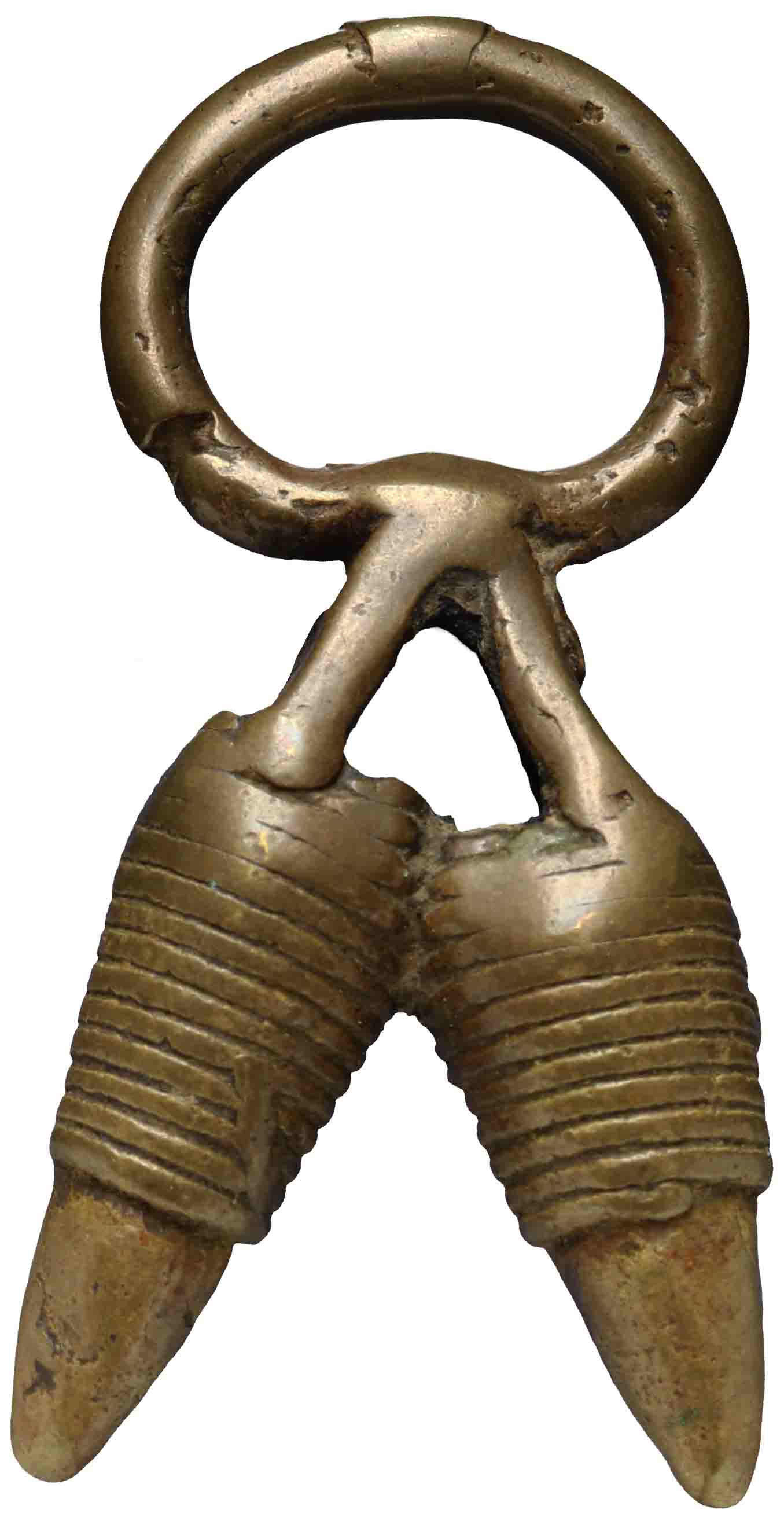 Afbeelding van de keerzijde. ring. Inventarisnummer:NV-03645