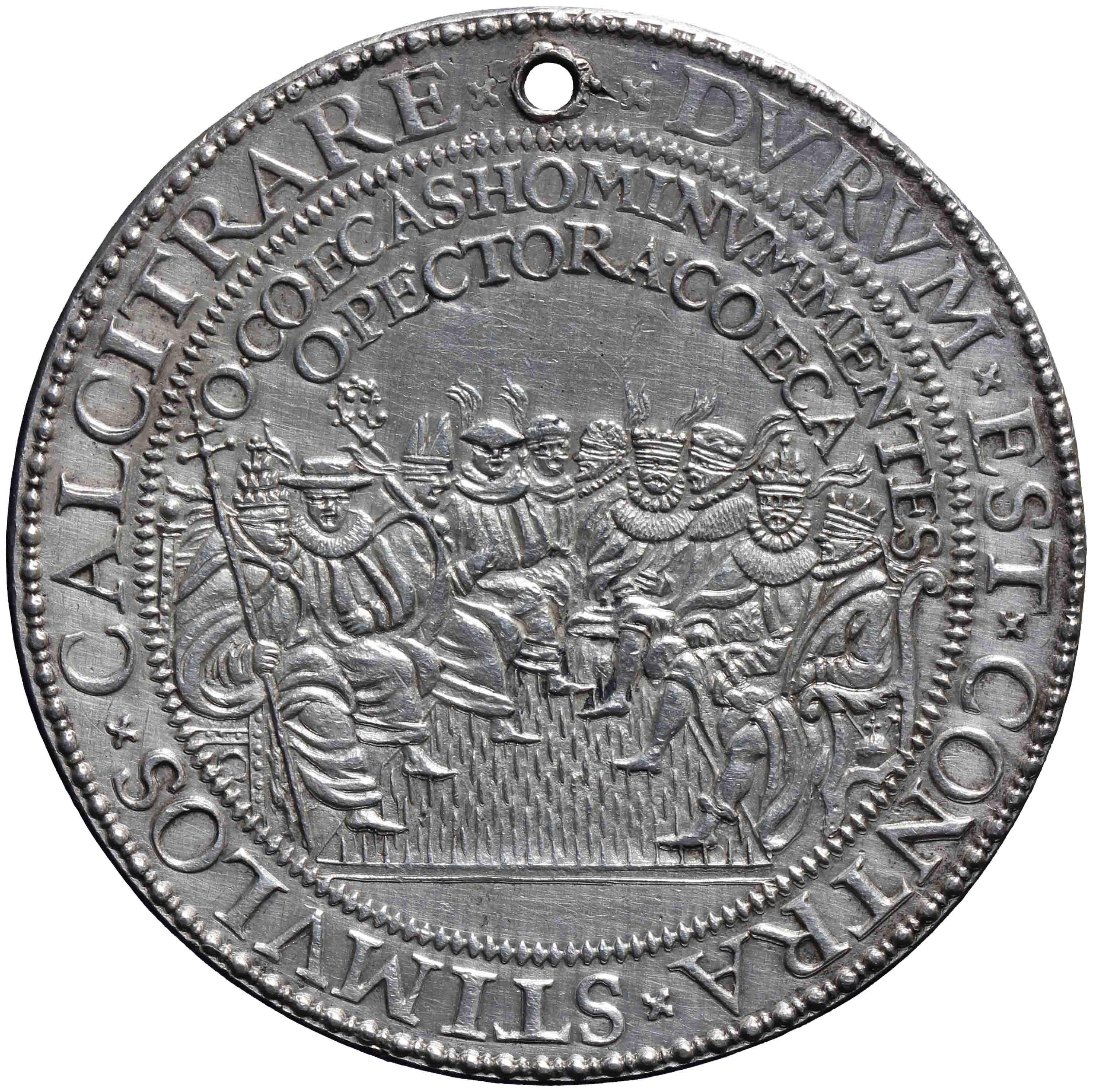 Afbeelding van de keerzijde. De Armada vergaan. Inventarisnummer:PE-00708