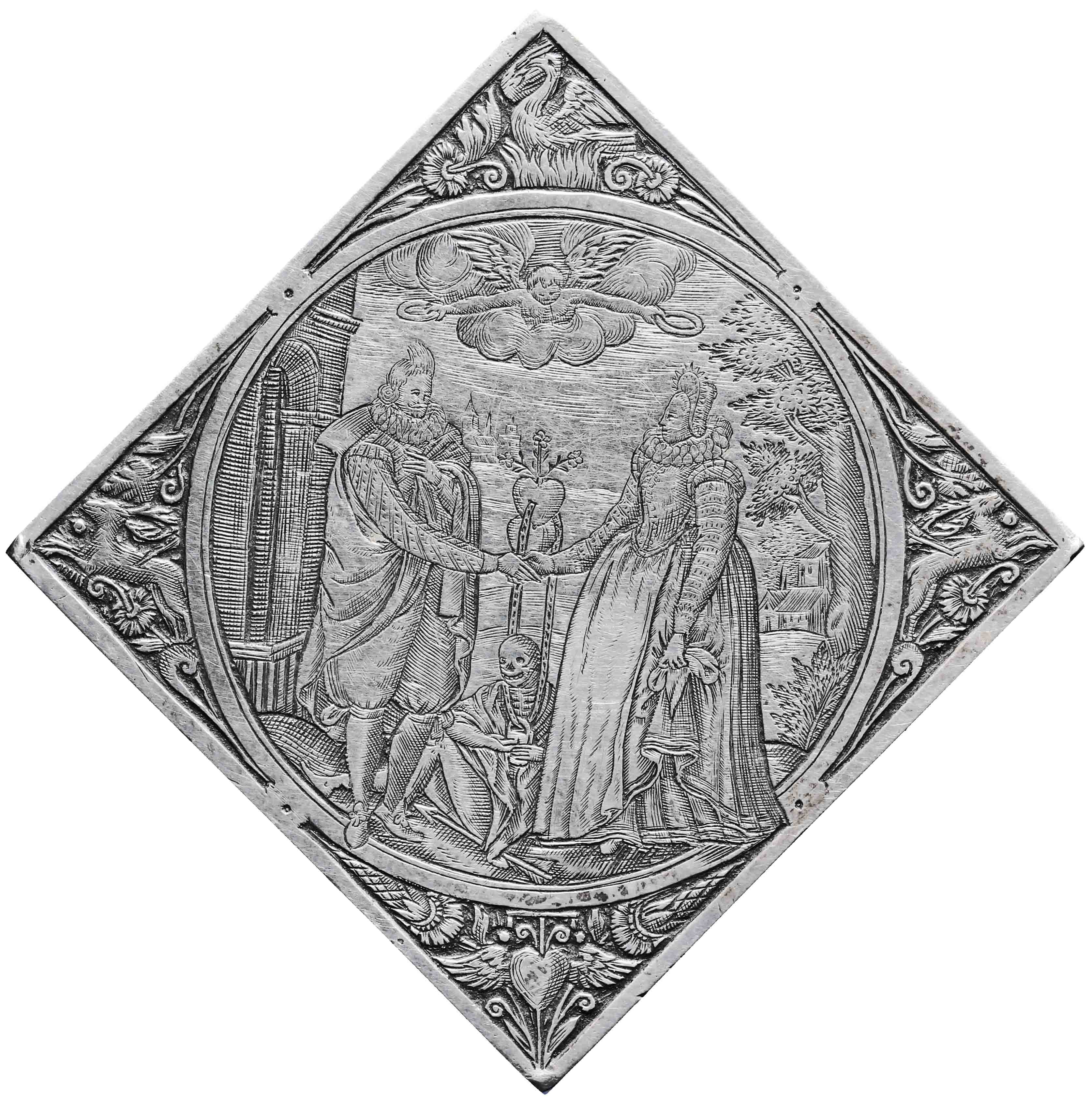 Afbeelding van de voorzijde. Huwelijk Jacobus Sael en Maria Brederoe. Inventarisnummer:PE-02492