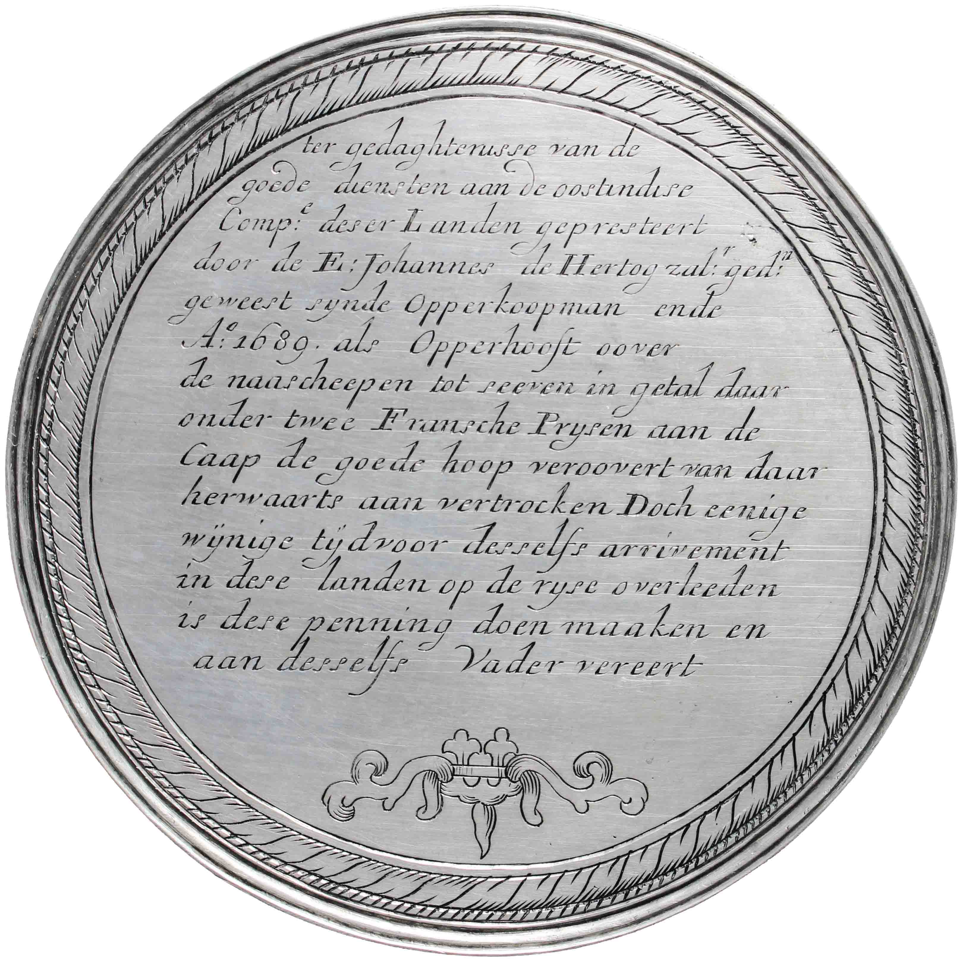 Afbeelding van de keerzijde.