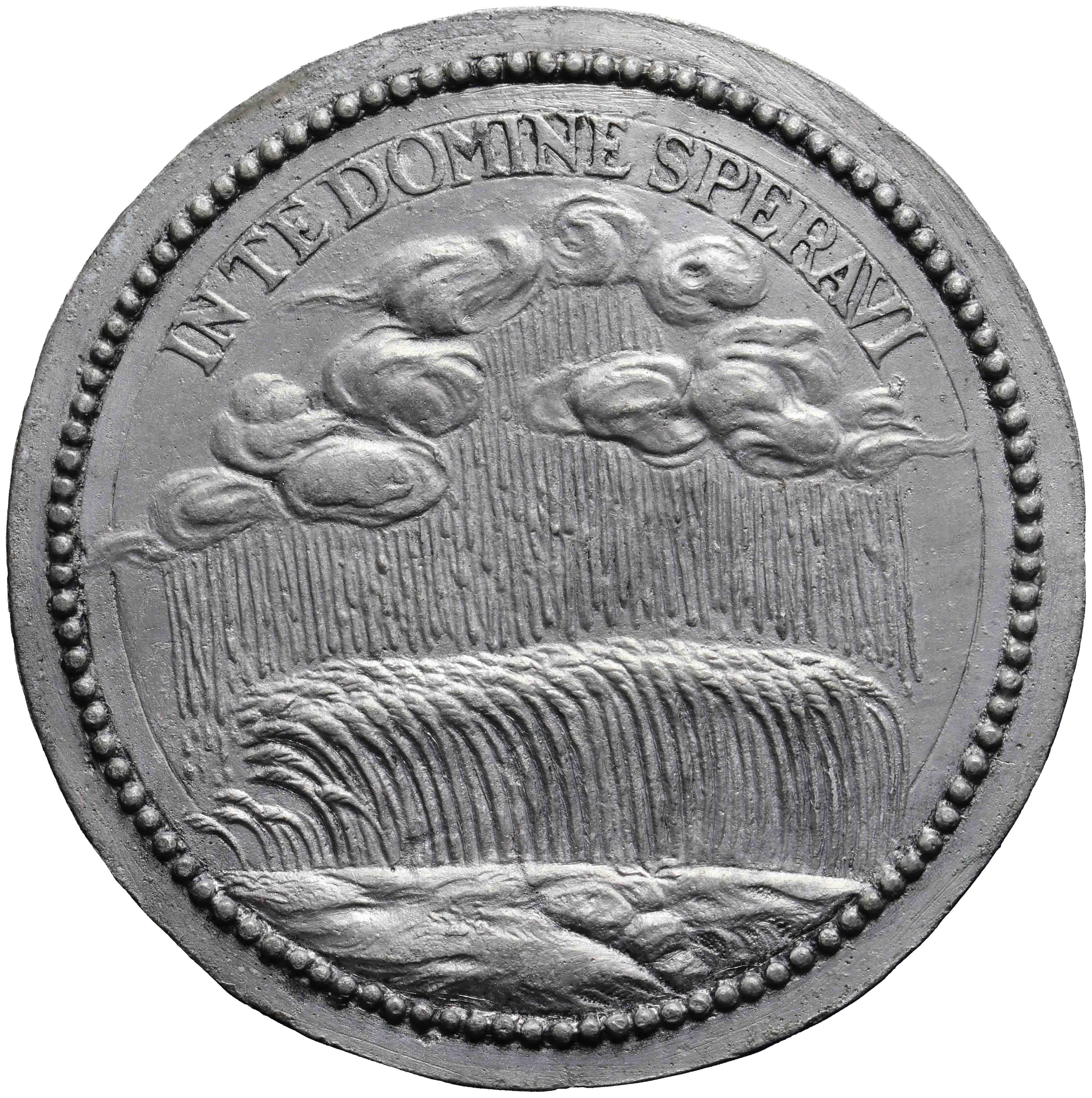 Image of the reverse. Huwelijk van Karel II, koning van Spanje, en Anna, paltsgravin van Neuburg. Inventory number:PE-02722