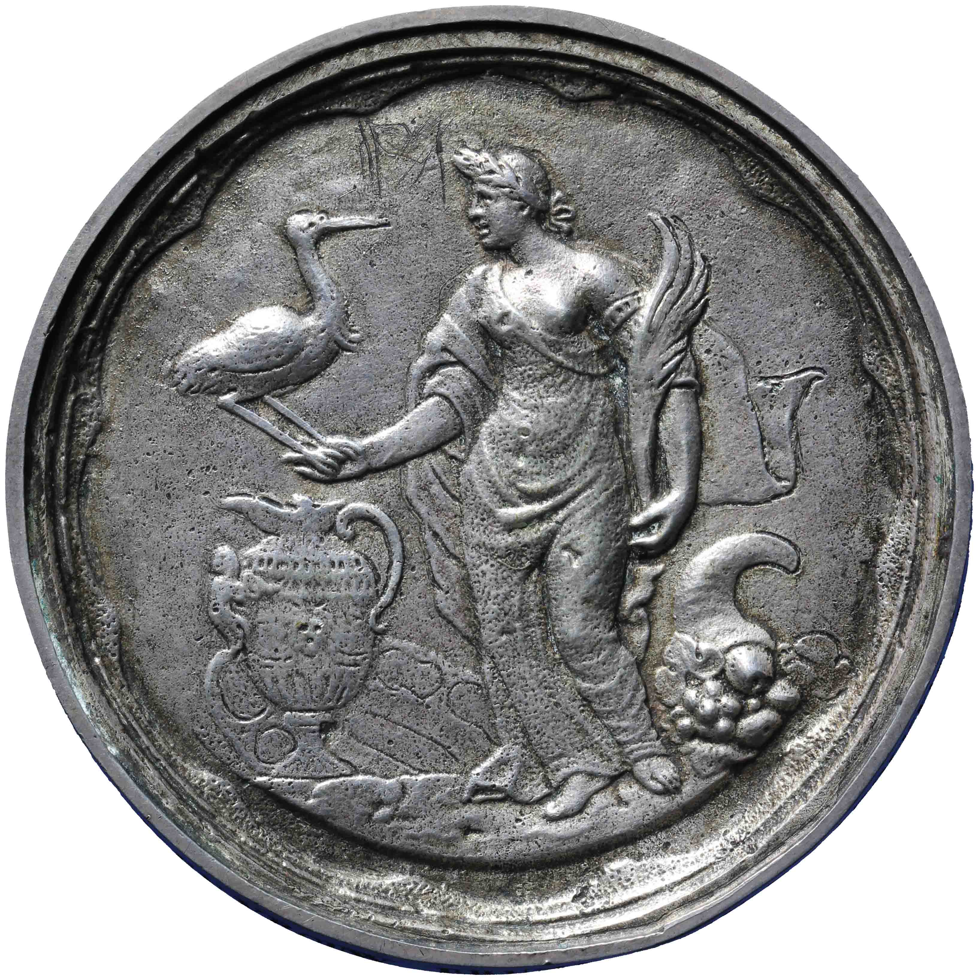 Image of the obverse. Vijfentwintigjarig huwelijk Marcellus Bruynstein en Catharina Lokermans [ Loockemans ]. Inventory number:PE-03150