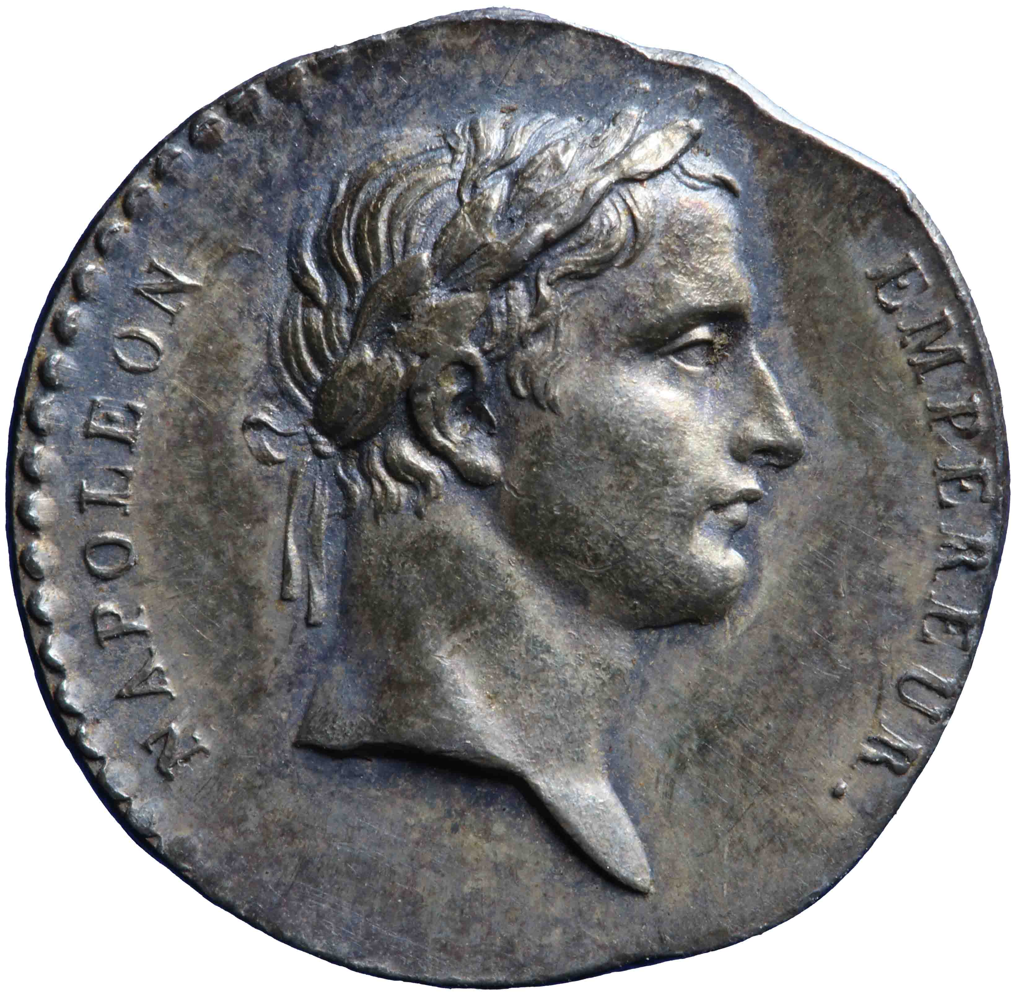 Afbeelding van de voorzijde. Huwelijk van keizer Napoleon en Maria Louise van Oostenrijk. Inventarisnummer:PE-07468