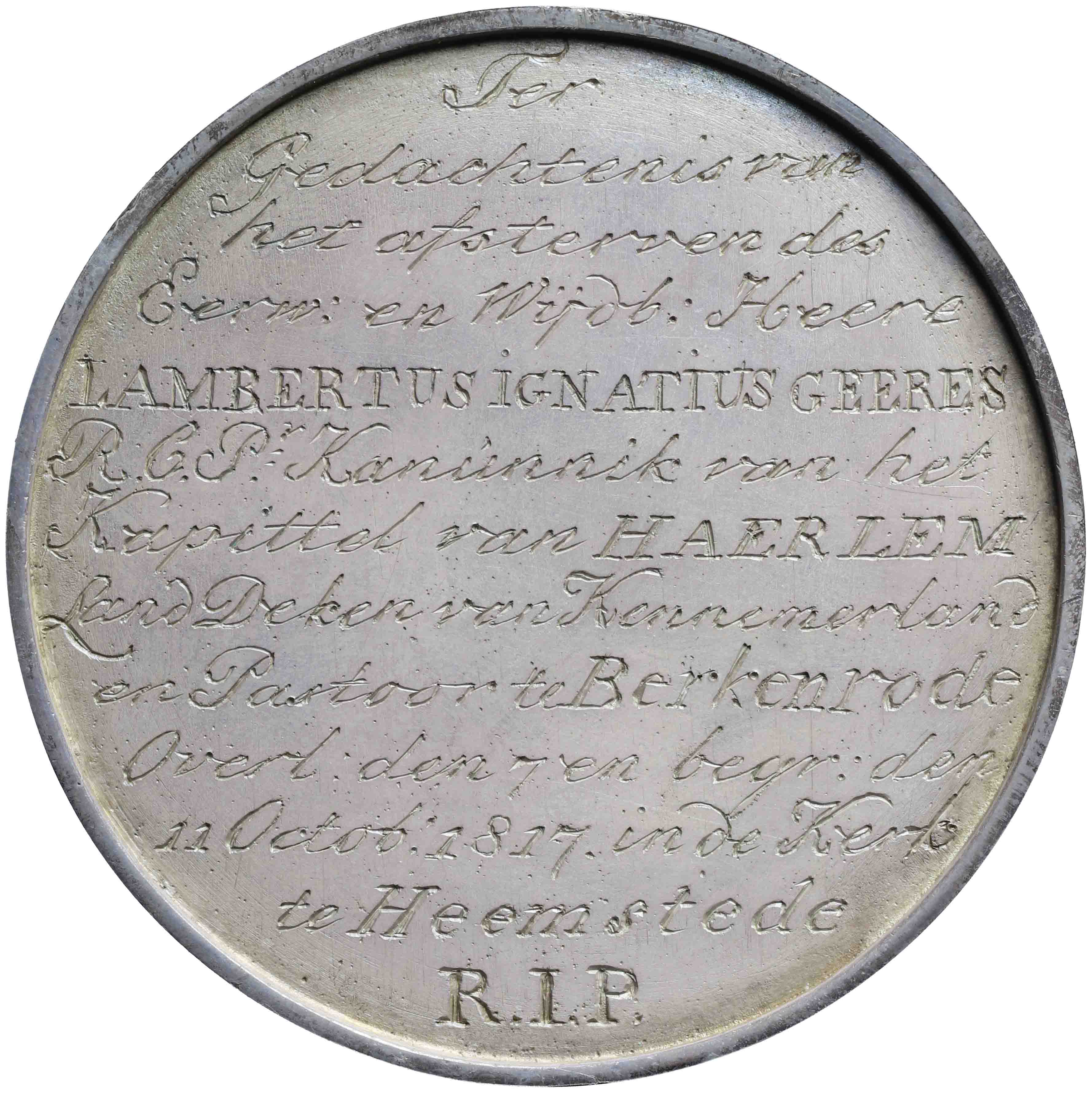 Afbeelding van de keerzijde.