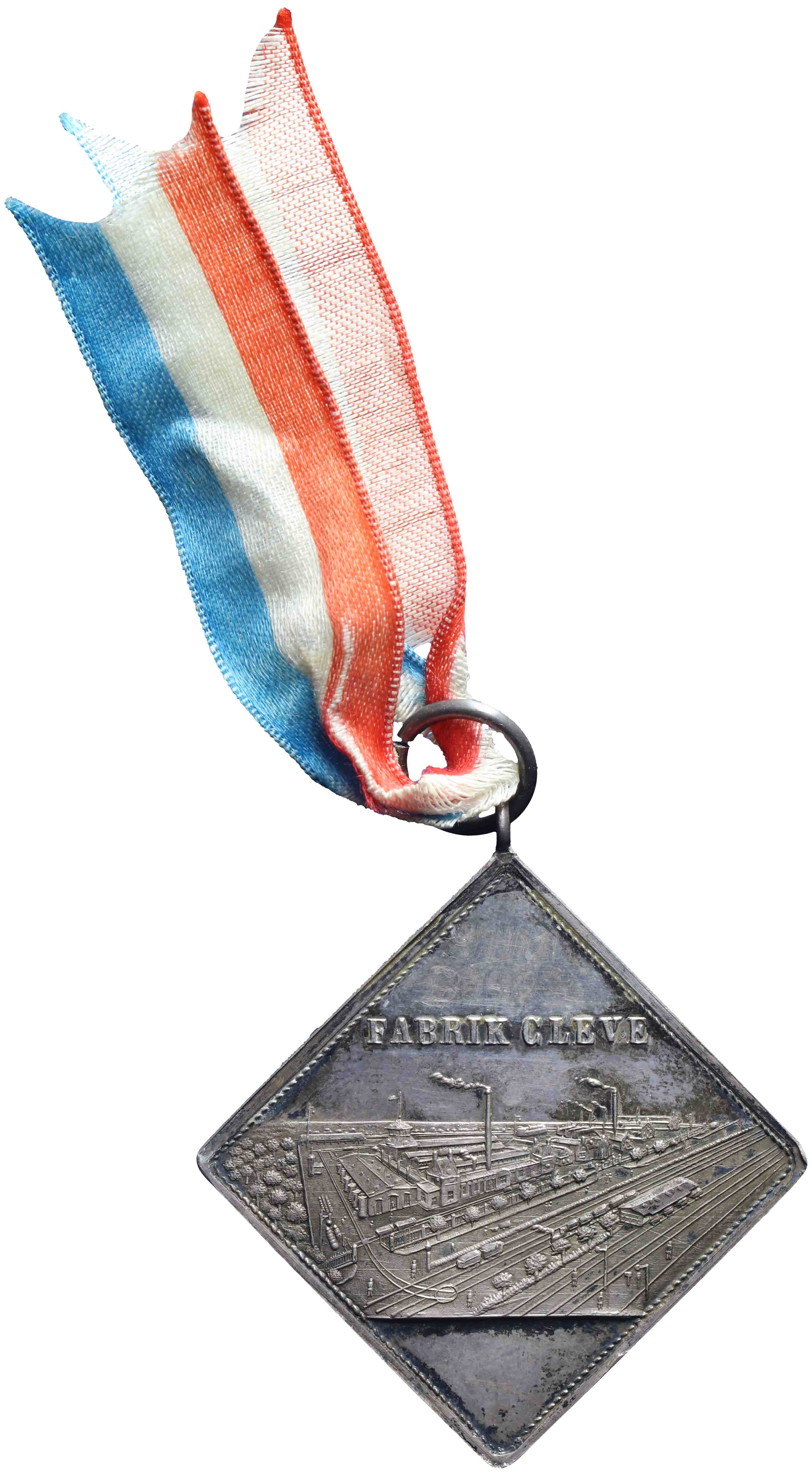 Afbeelding van de keerzijde. Vijftigjarig huwelijk van S. van den Bergh en E. van der Wielen te Kleef gevierd. Inventarisnummer:PE-12100