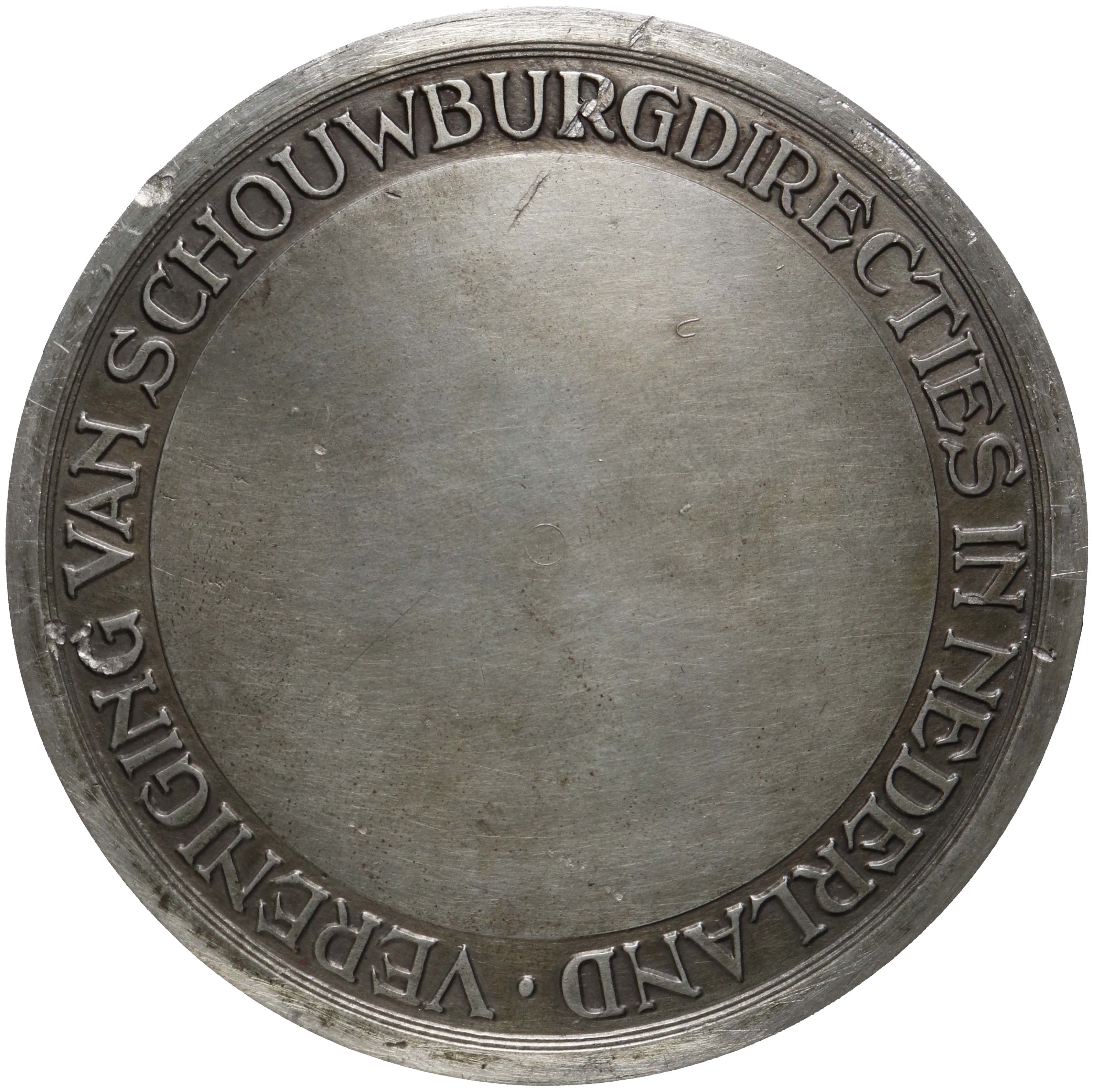 Afbeelding van de keerzijde. Louis d' Or ; prijs voor acteurs ; Louis F. Bouwmeester. Inventarisnummer:PE-21521