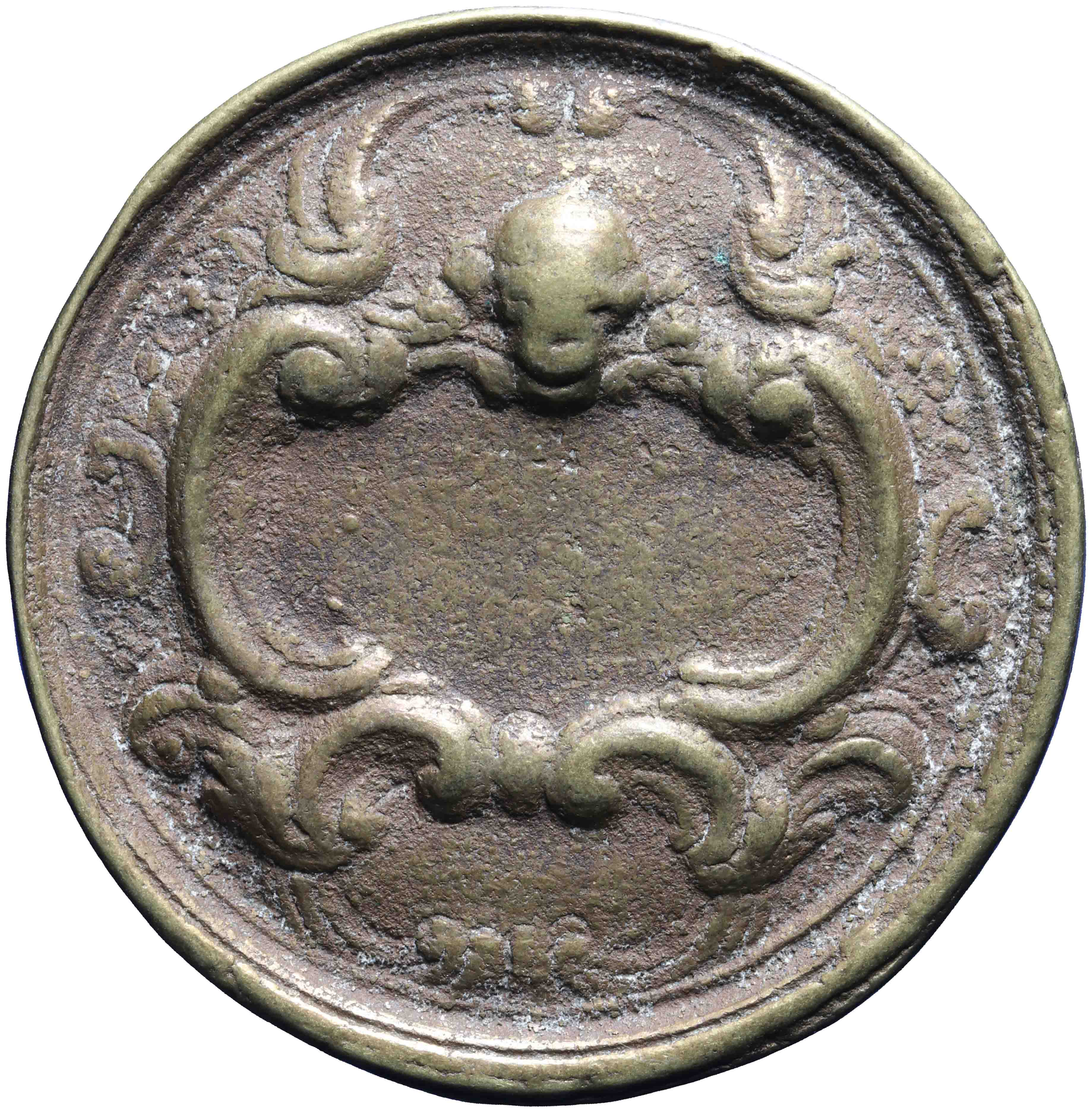 Afbeelding van de keerzijde. Amsterdam: St. Lucagilde of -Schildersgilde. Inventarisnummer:PE-23472