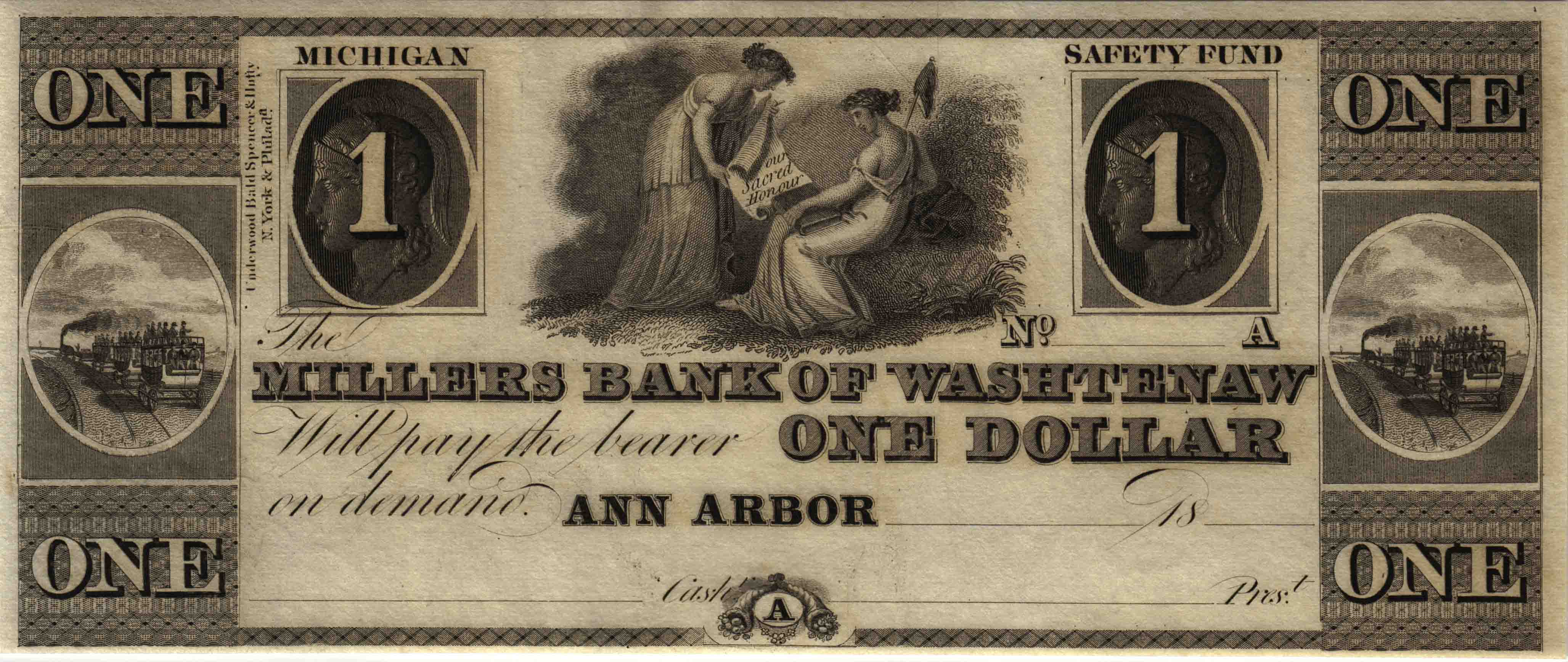 Image of the obverse. dollar. Inventory number:PG-01573