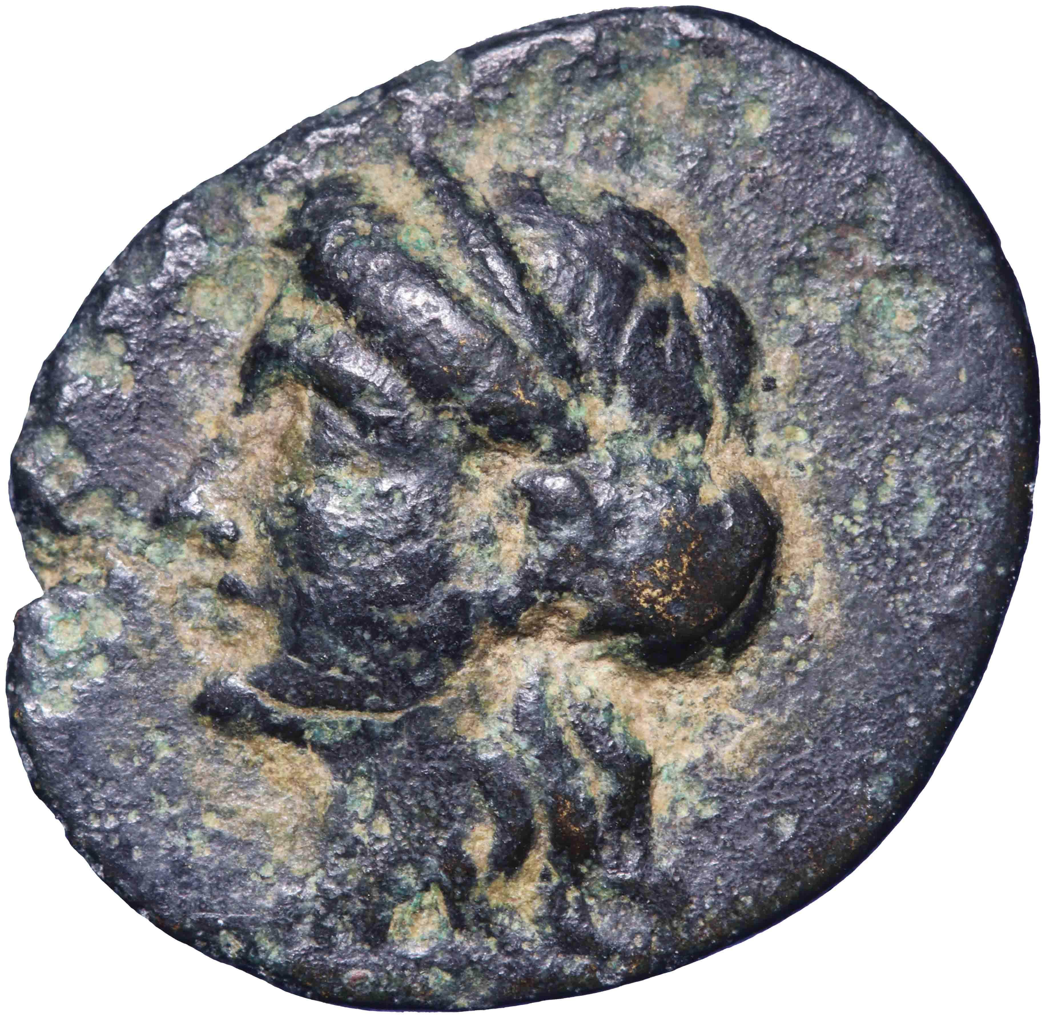 Afbeelding van de voorzijde. AE 17 mm. Inventarisnummer:RE-00466