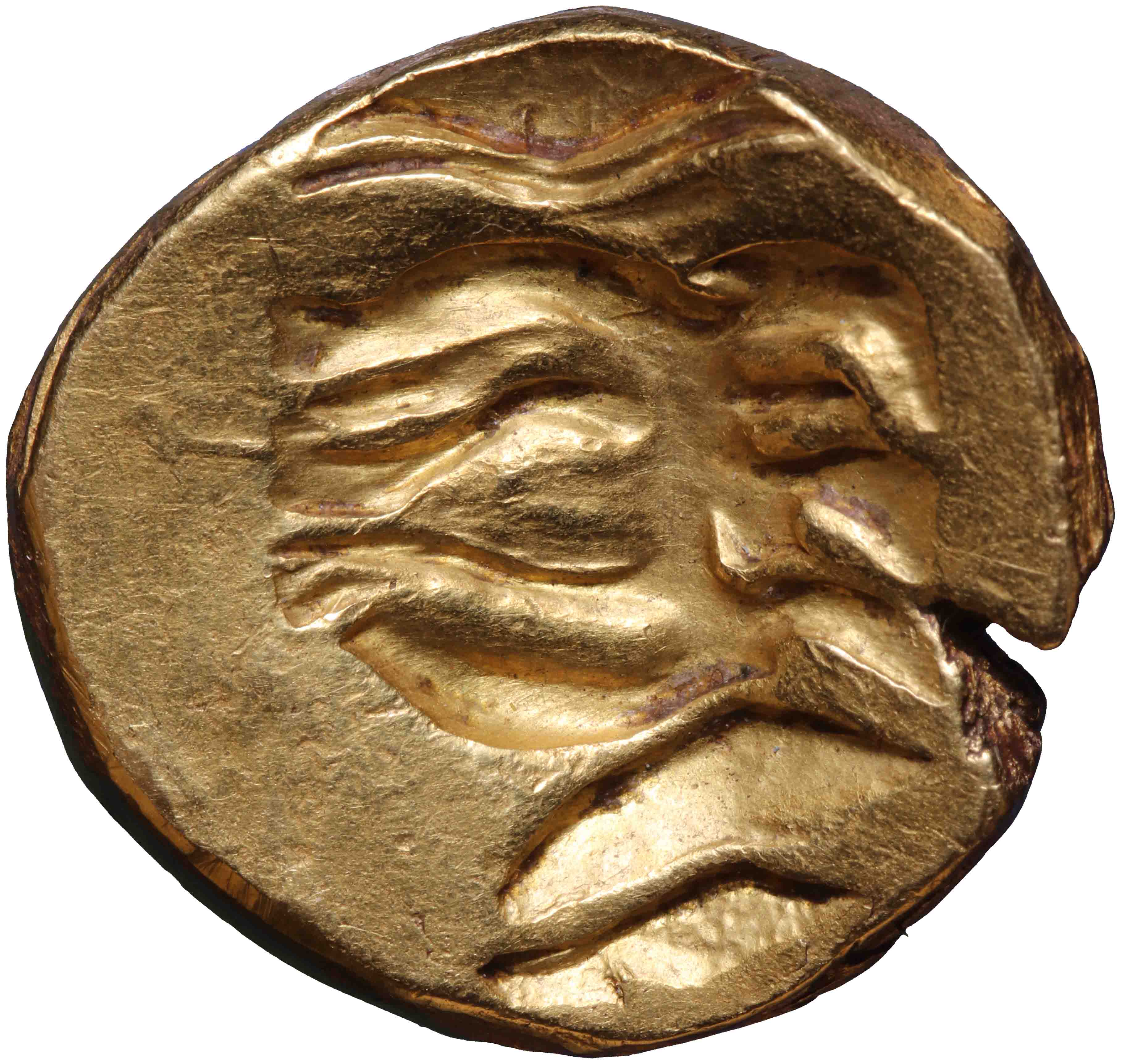 Afbeelding van de keerzijde. double daric. Inventarisnummer:RE-01490