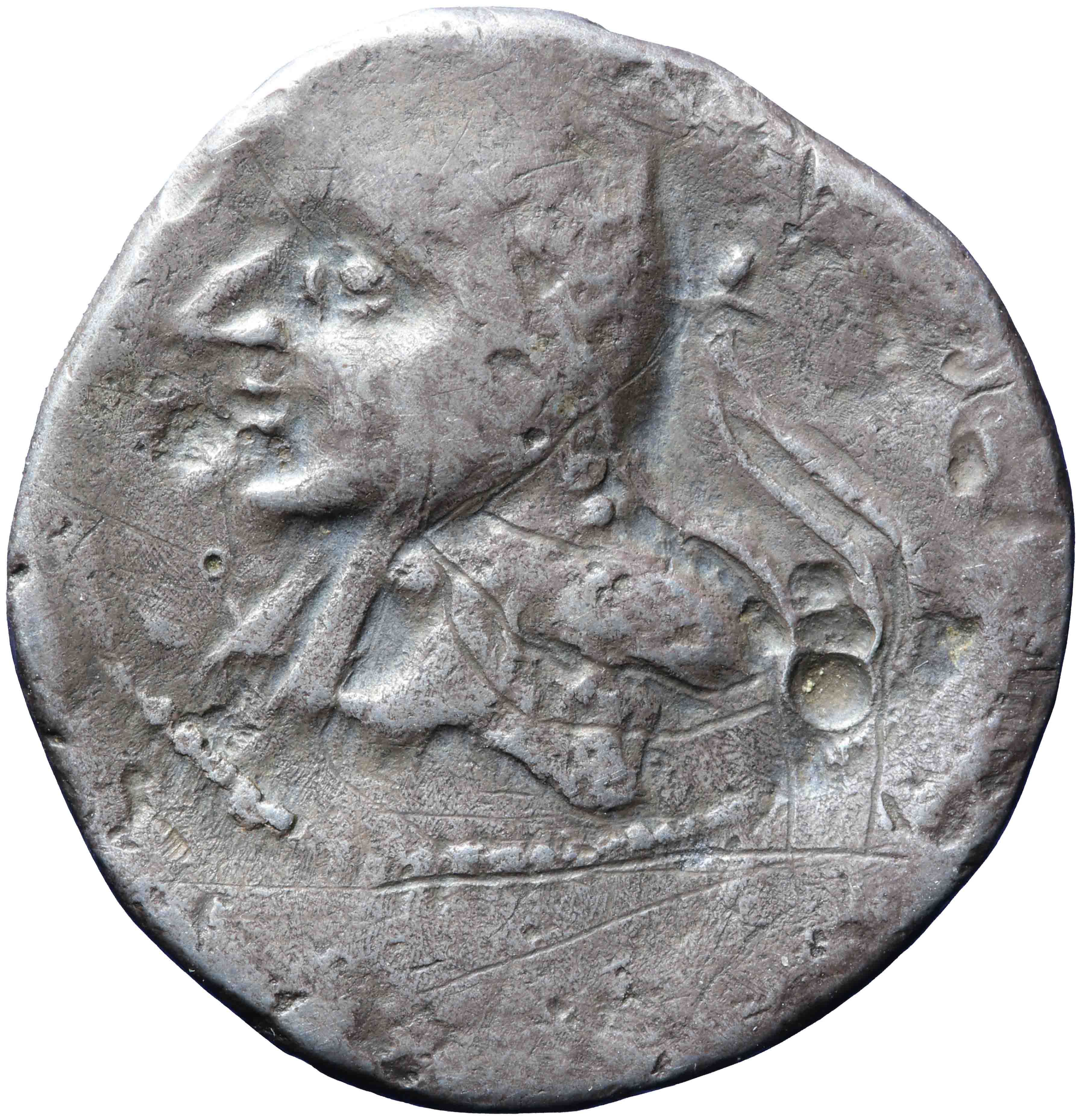 Afbeelding van de voorzijde. drachm. Inventarisnummer:RE-01650