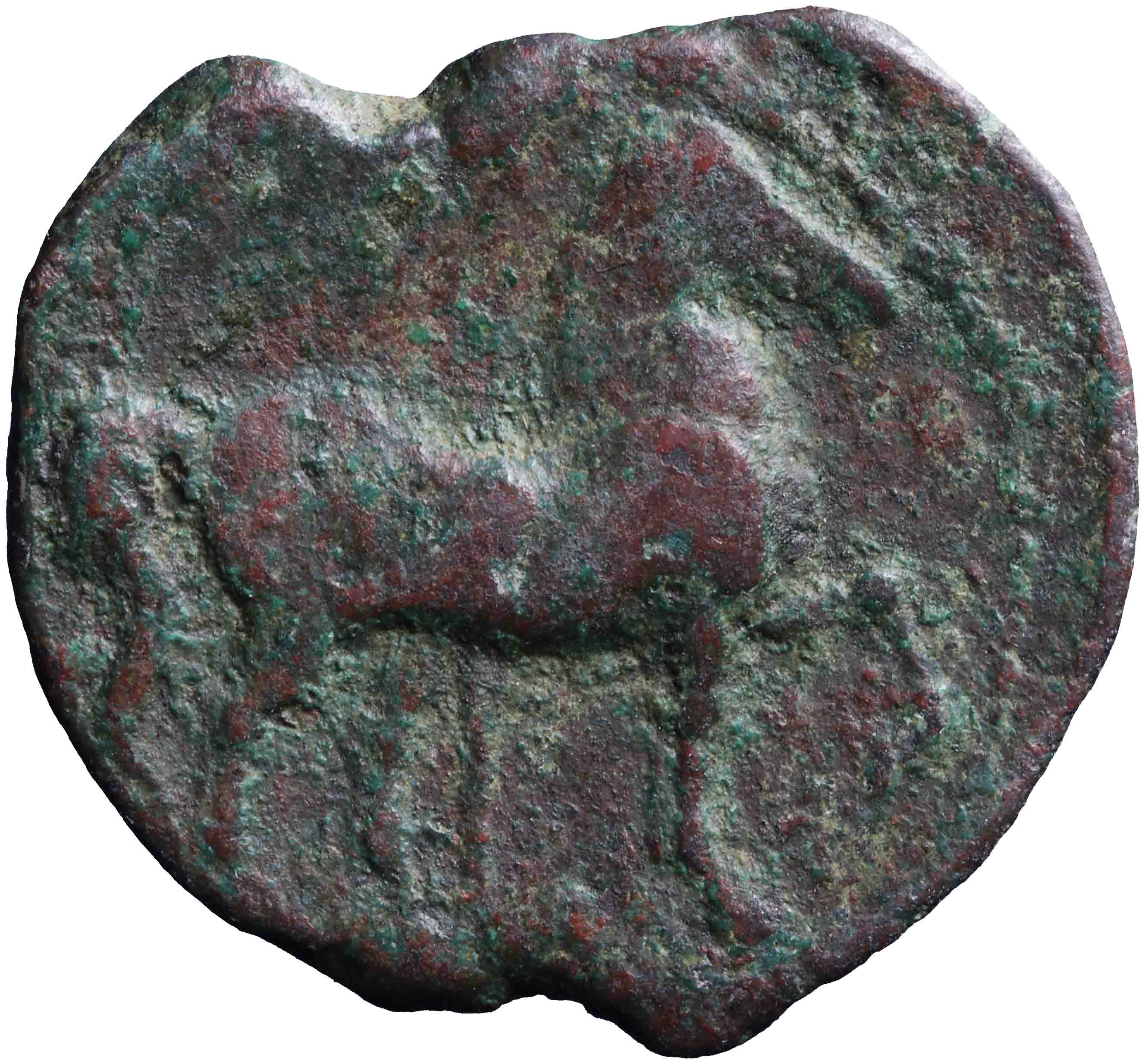 Image of the reverse. AE 22 mm. Inventory number:RE-01982