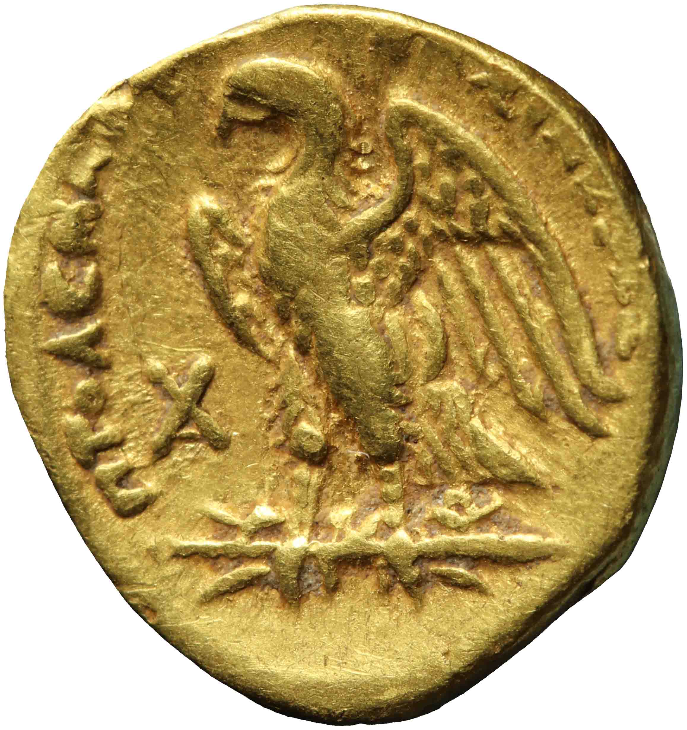 Image of the reverse. third chryson (hemidrachm or triobol). Inventory number:RE-02062