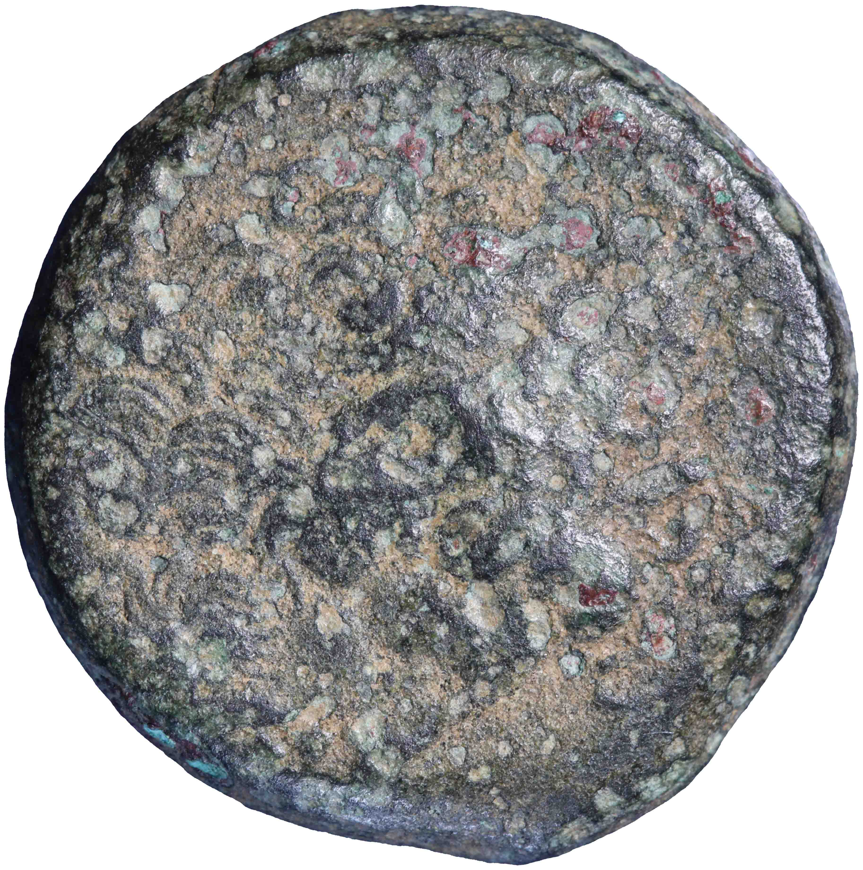 Image of the obverse. AE dichalkon (light). Inventory number:RE-02083