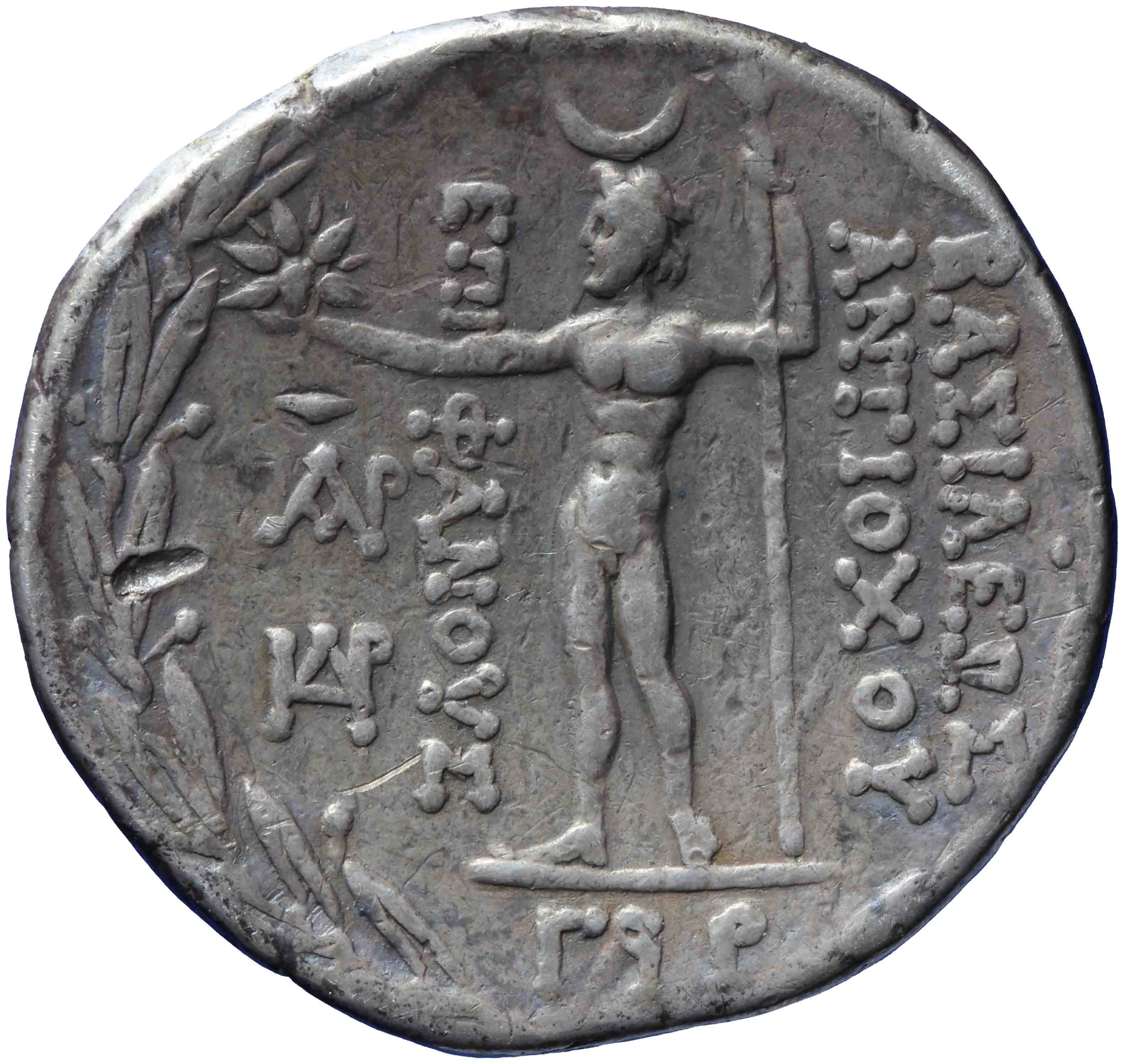 Afbeelding van de keerzijde. tetradrachm. Inventarisnummer:RE-02538