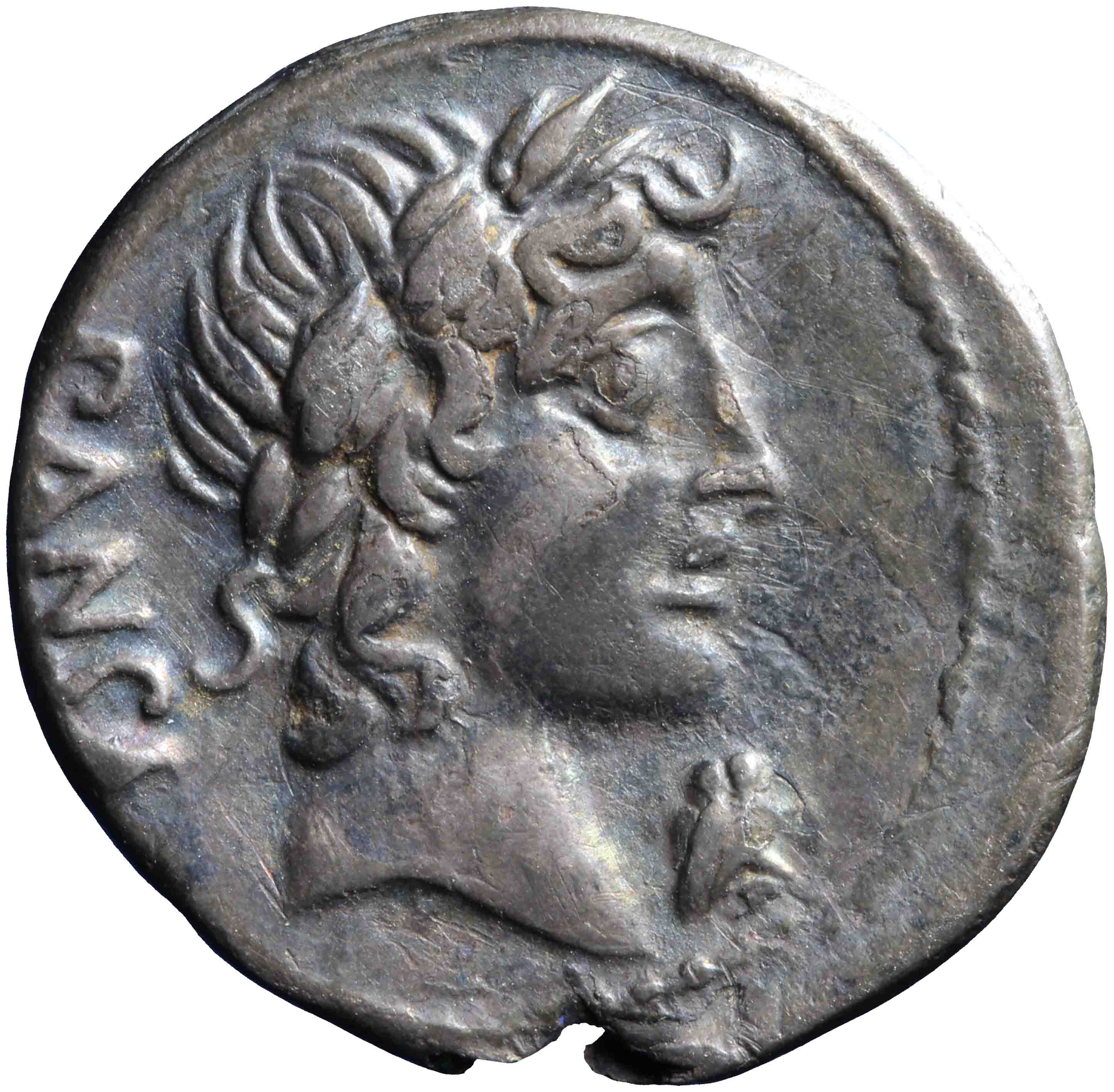 Afbeelding van de voorzijde. denarius. Inventarisnummer:RE-05295