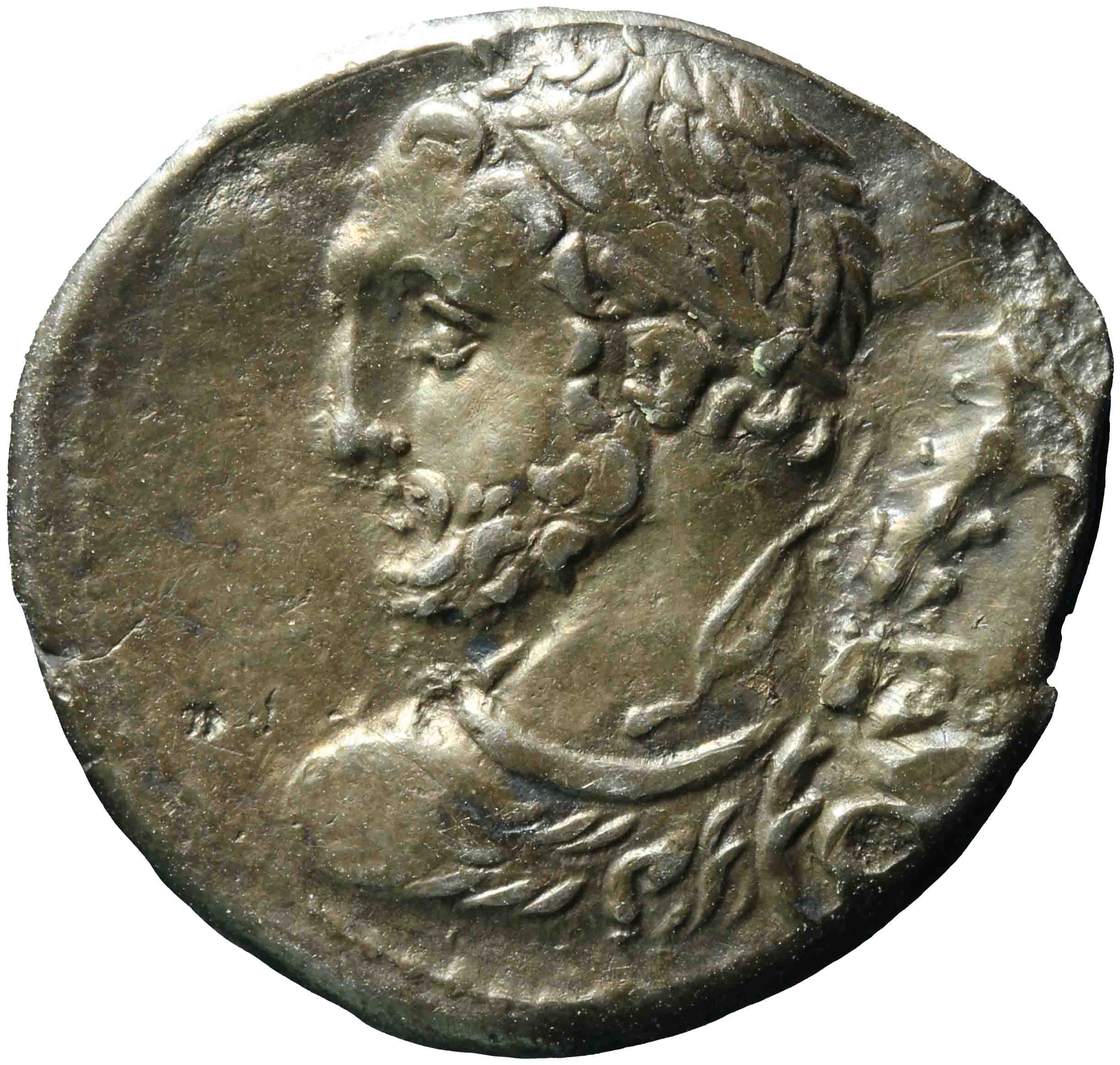 Afbeelding van de voorzijde. denarius. Inventarisnummer:RO-01537