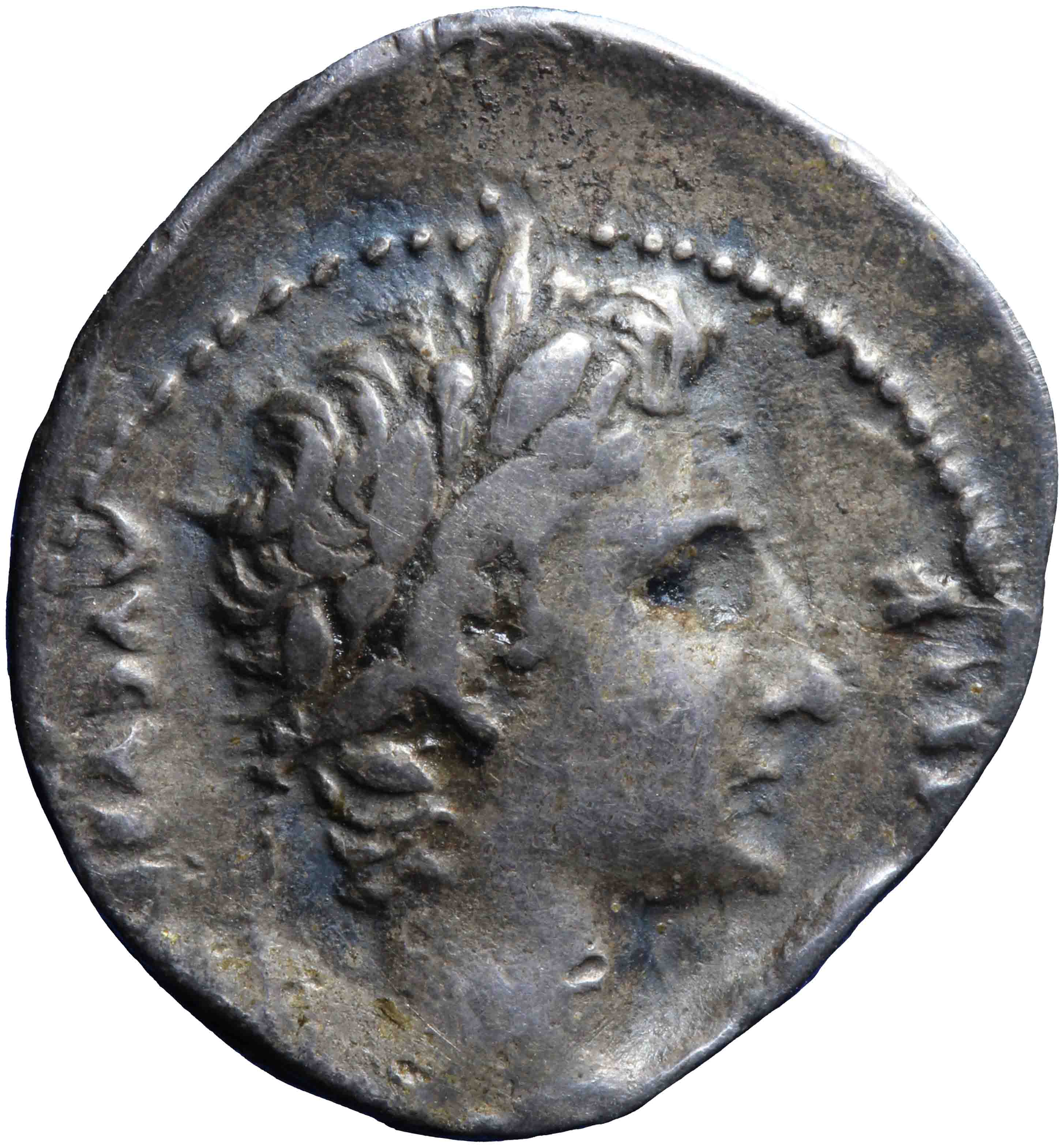 Afbeelding van de voorzijde. denarius. Inventarisnummer:RO-02022