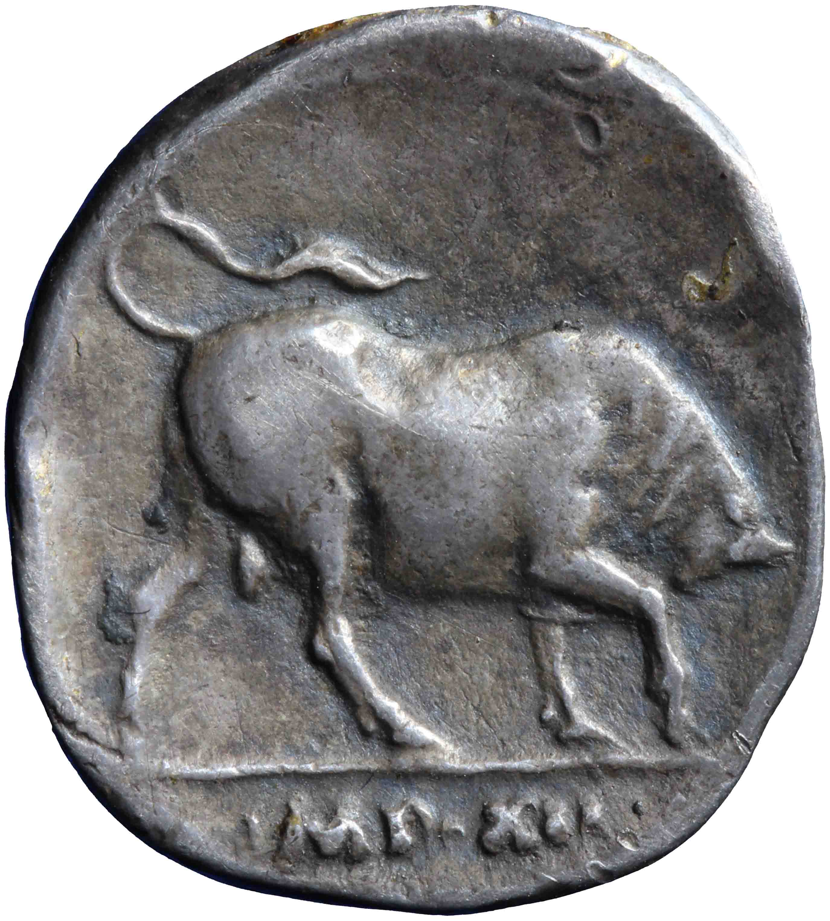 Afbeelding van de keerzijde. denarius. Inventarisnummer:RO-02022