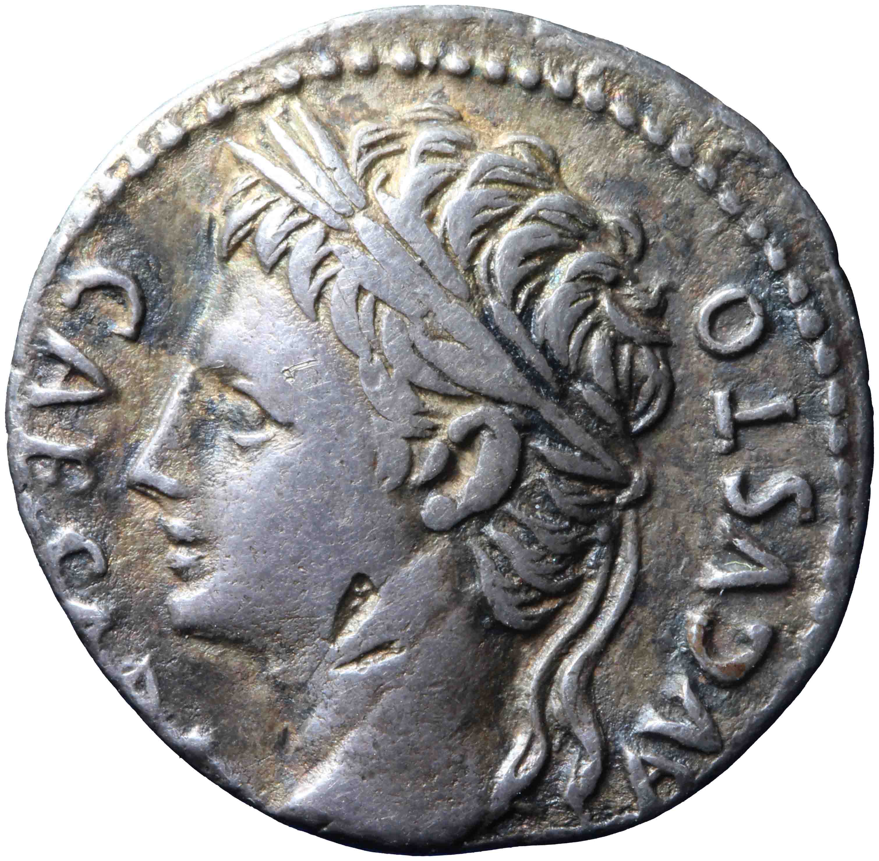 Afbeelding van de voorzijde. denarius. Inventarisnummer:RO-02032