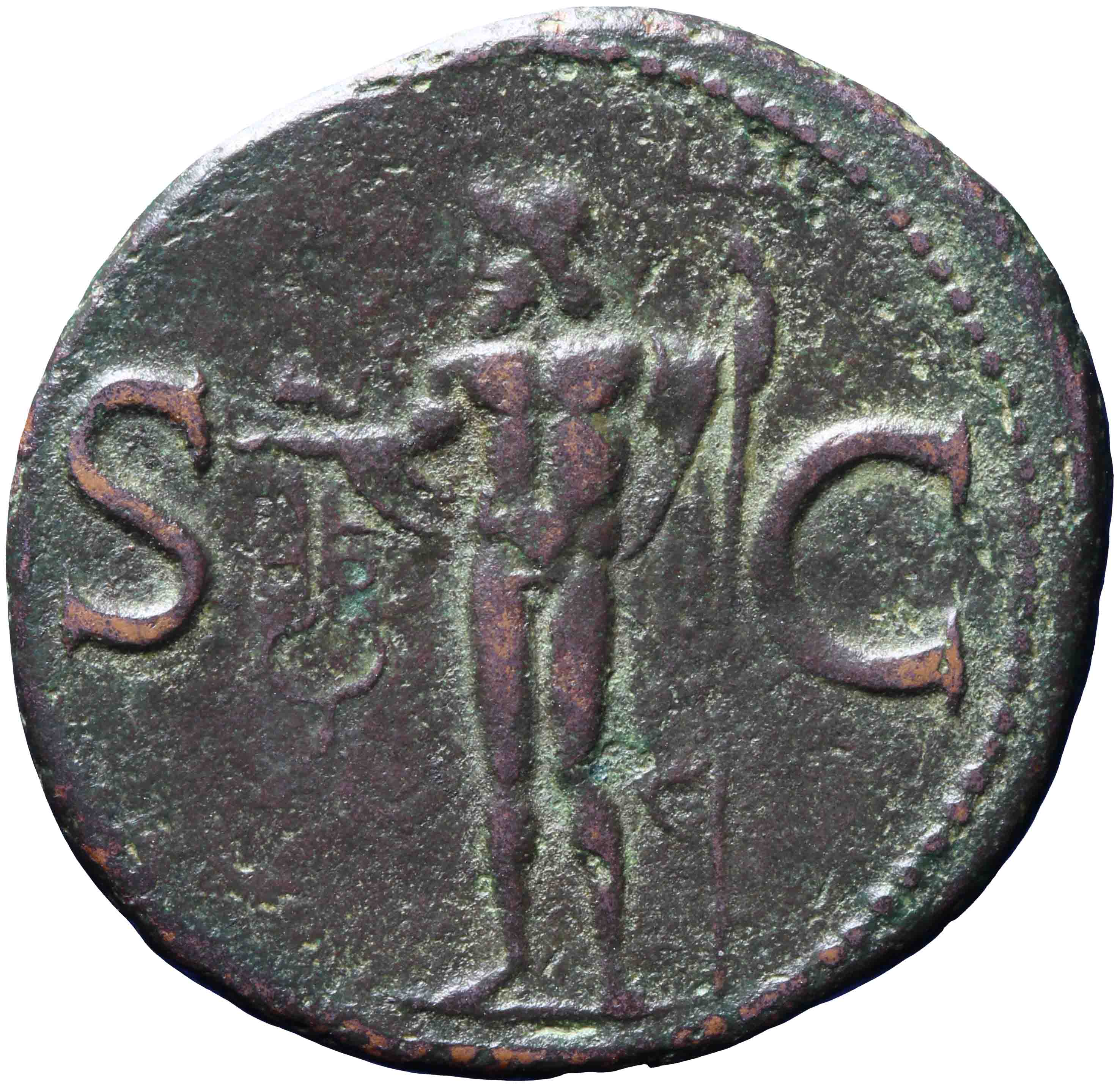 Image of the reverse. as. Inventory number:RO-02147