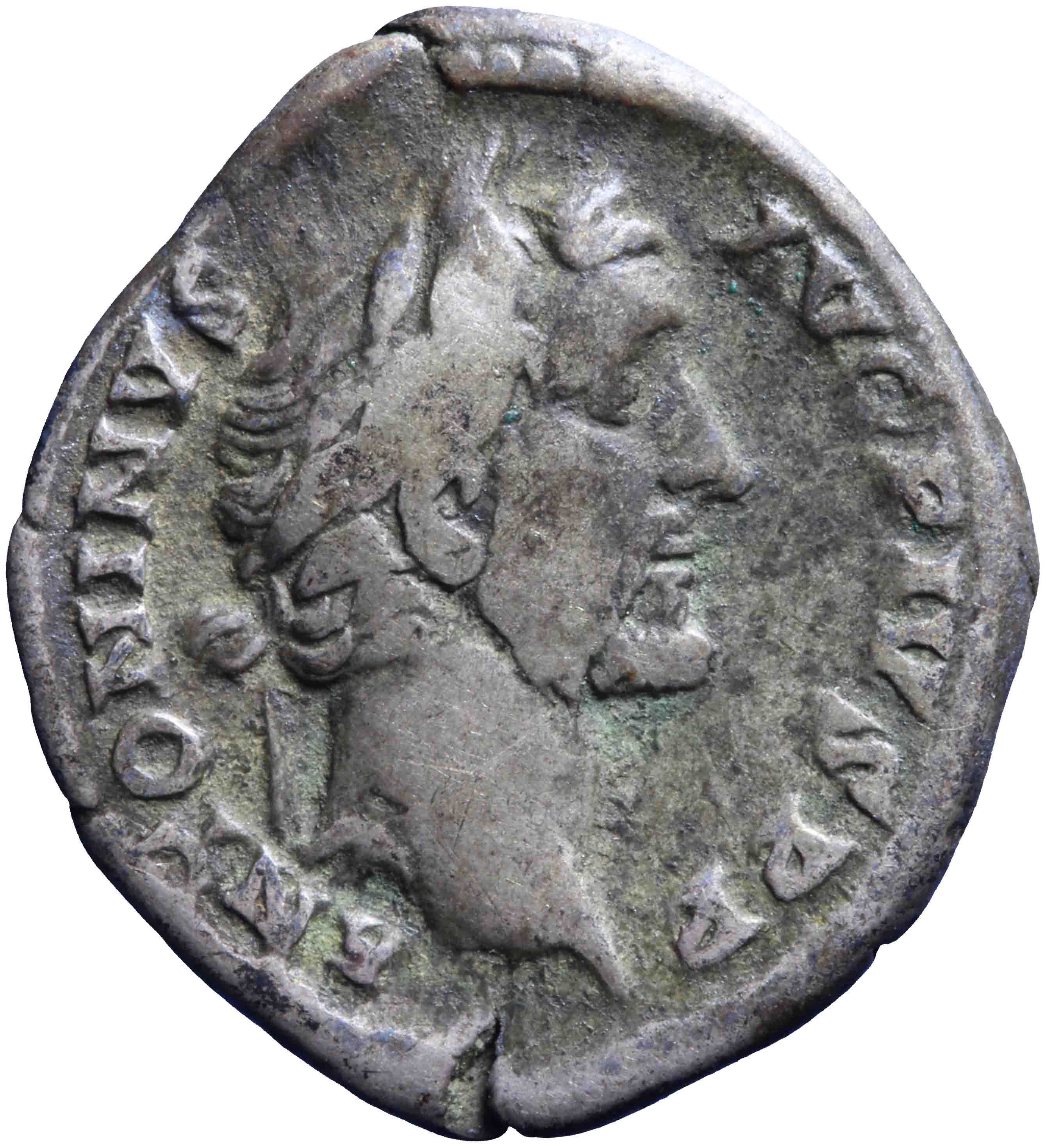 Afbeelding van de voorzijde. denarius. Inventarisnummer:RO-04437
