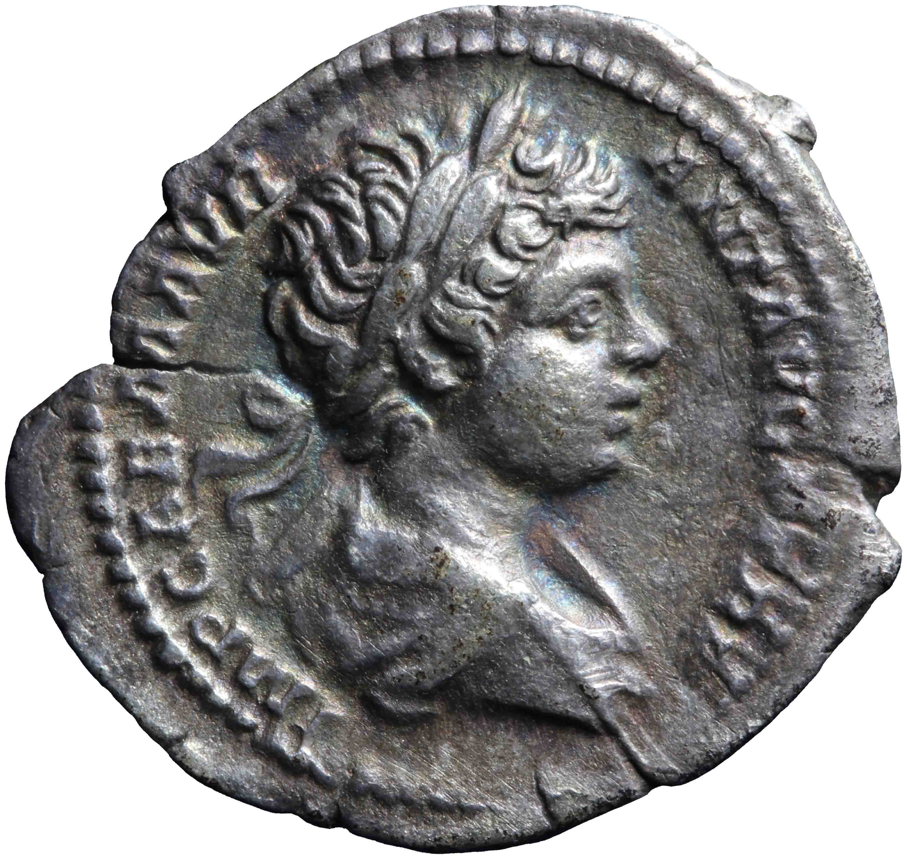 Afbeelding van de voorzijde. denarius. Inventarisnummer:RO-06322