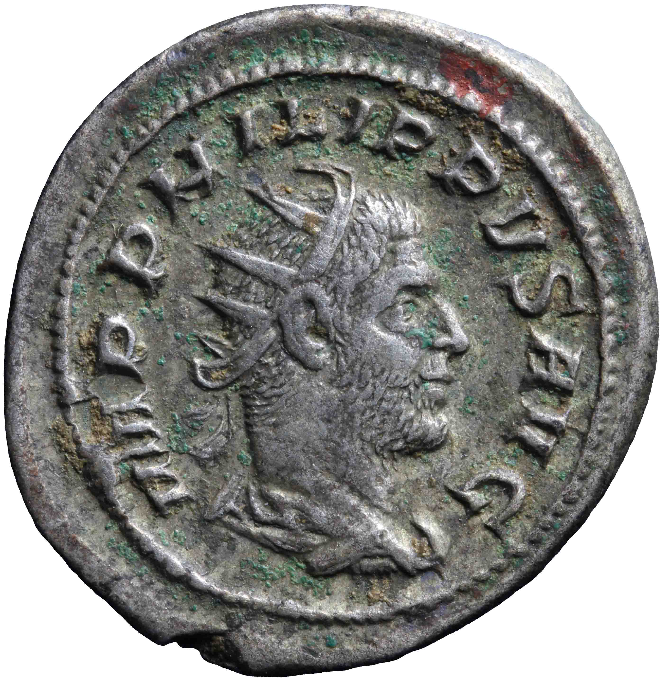 Image of the obverse. antoninianus. Inventory number:RO-07448
