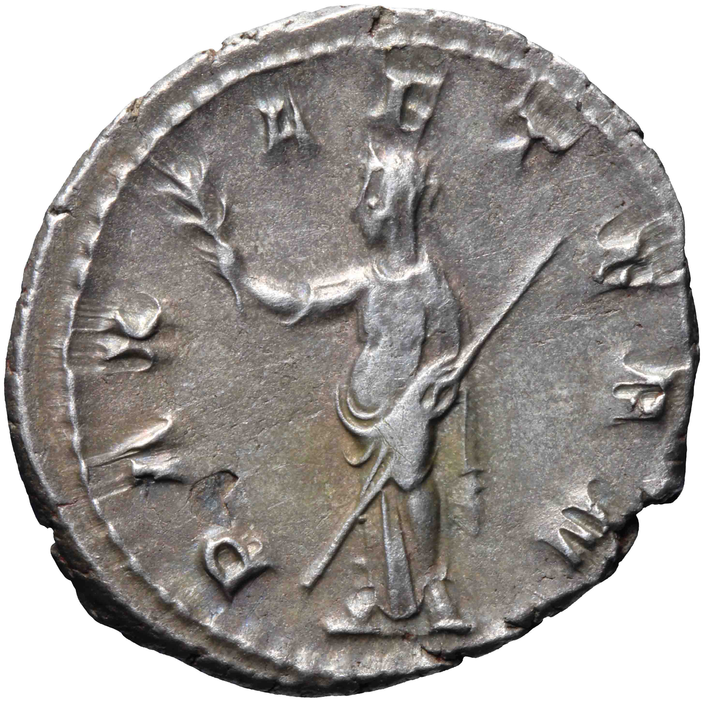 Afbeelding van de keerzijde. antoninianus. Inventarisnummer:RO-07485