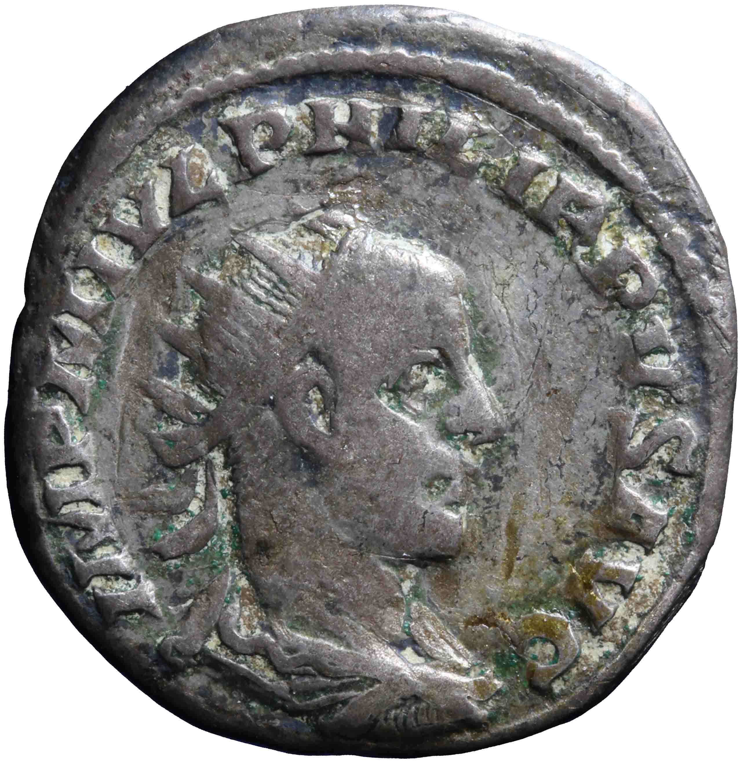 Afbeelding van de voorzijde. antoninianus. Inventarisnummer:RO-07507