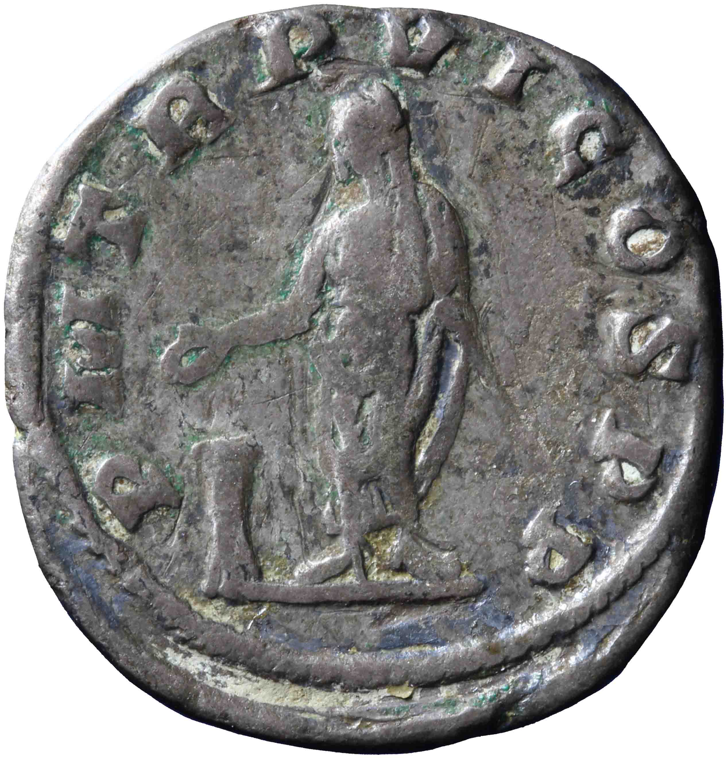 Afbeelding van de keerzijde. antoninianus. Inventarisnummer:RO-07507