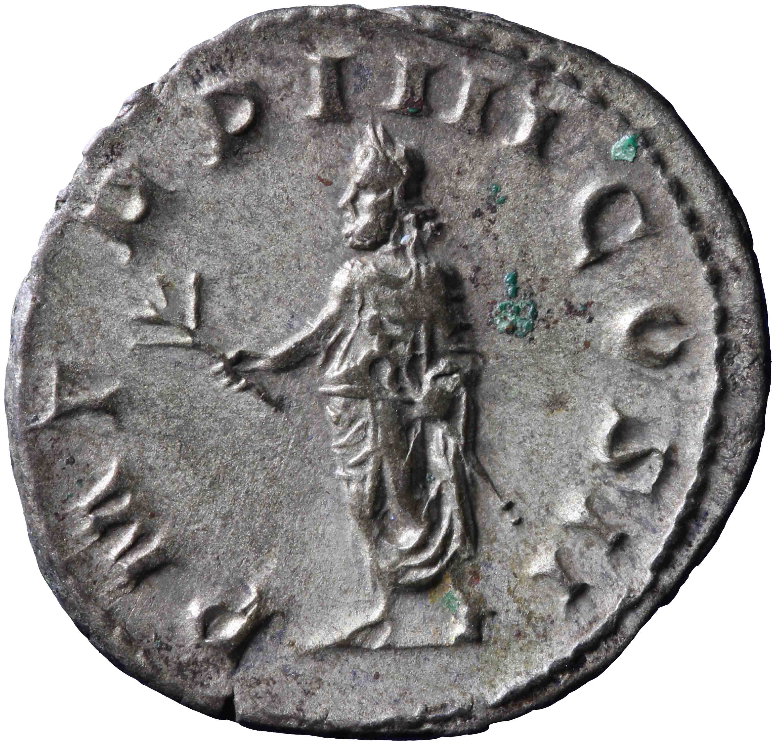 Afbeelding van de keerzijde. antonianius. Inventarisnummer:RO-07900