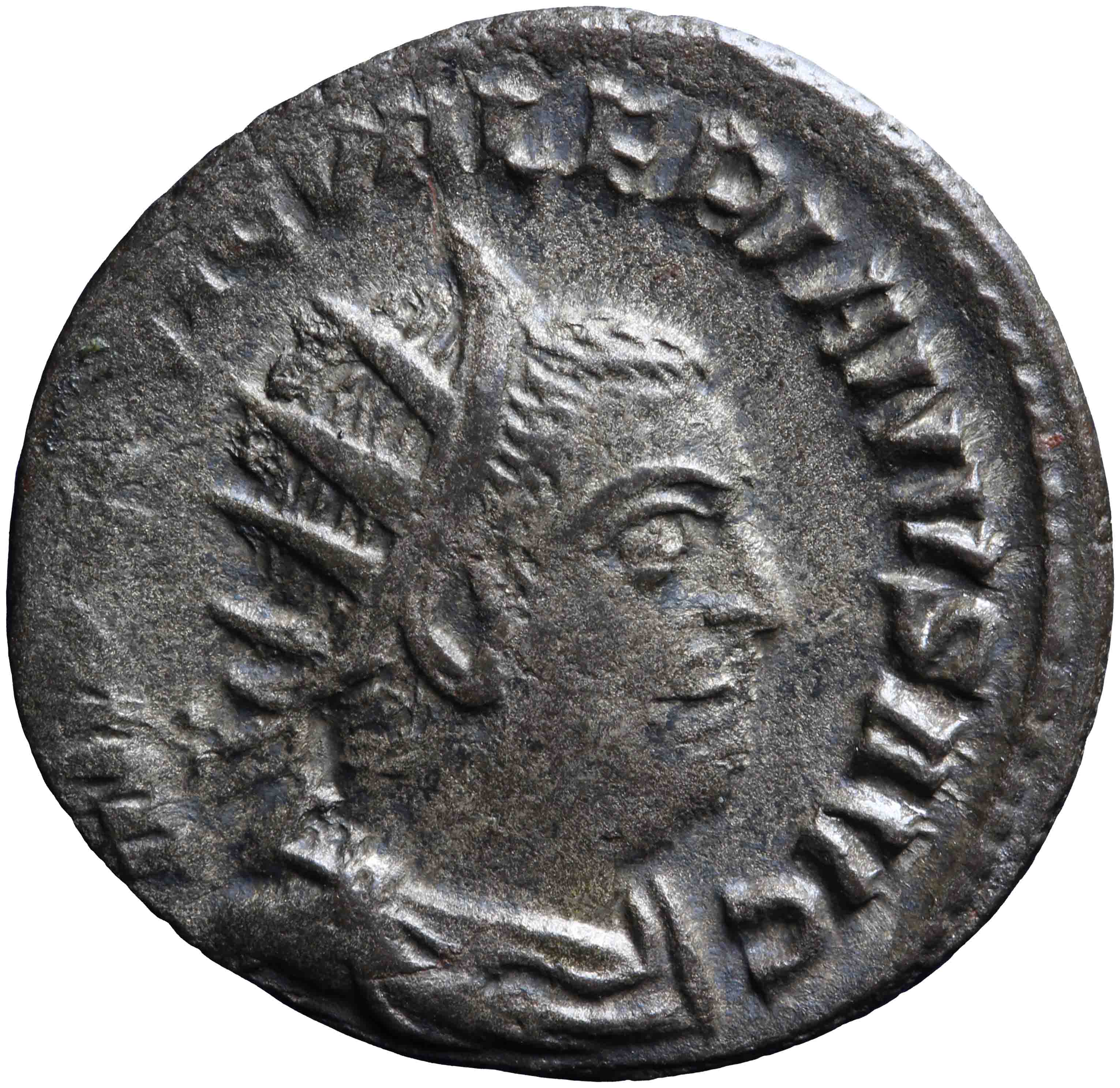 Afbeelding van de voorzijde. antoninianus. Inventarisnummer:RO-07928
