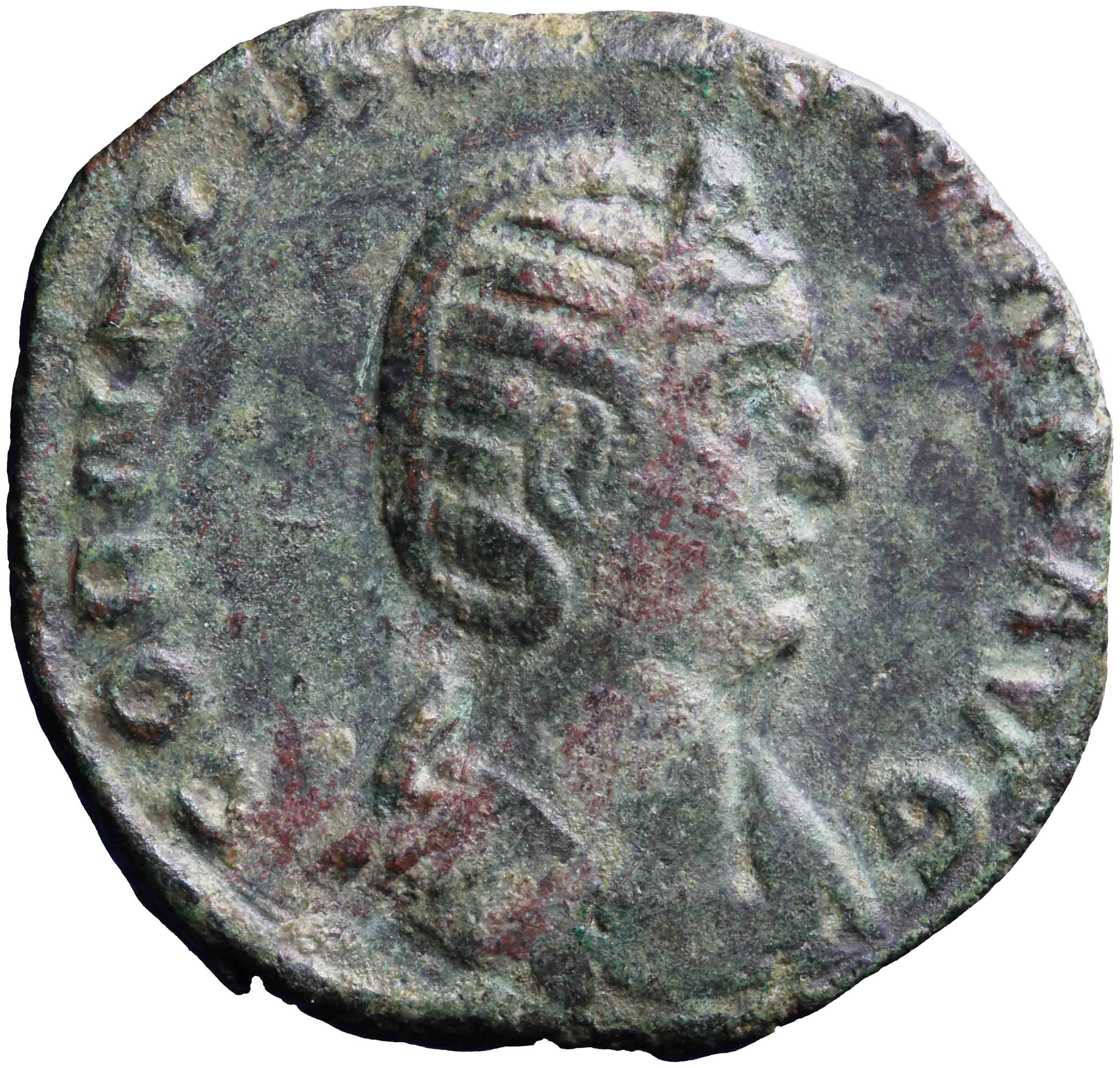 Afbeelding van de voorzijde. sestertius. Inventarisnummer:RO-08457