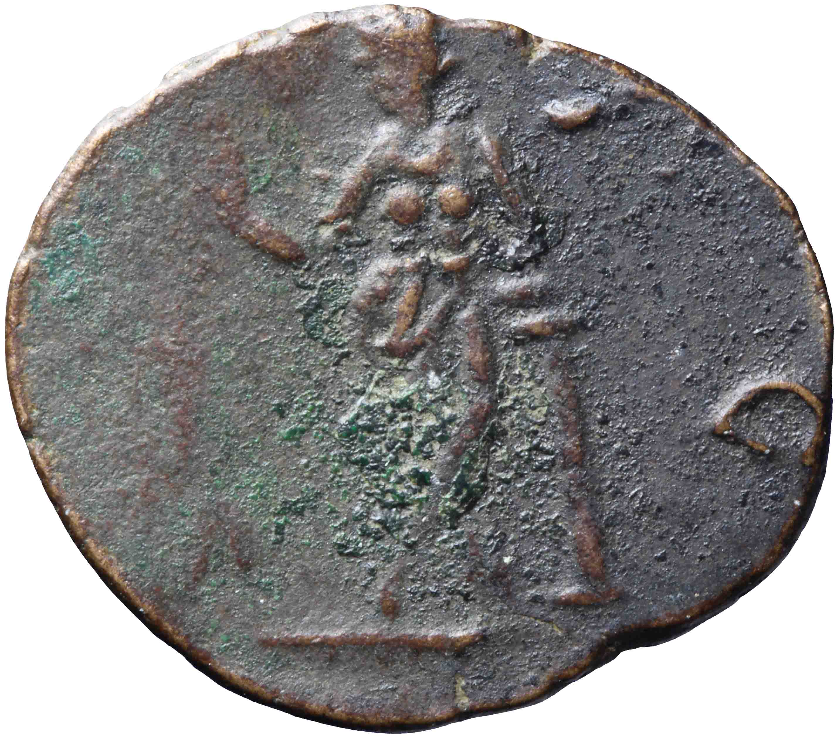 Afbeelding van de keerzijde. antoninianus. Inventarisnummer:RO-09055
