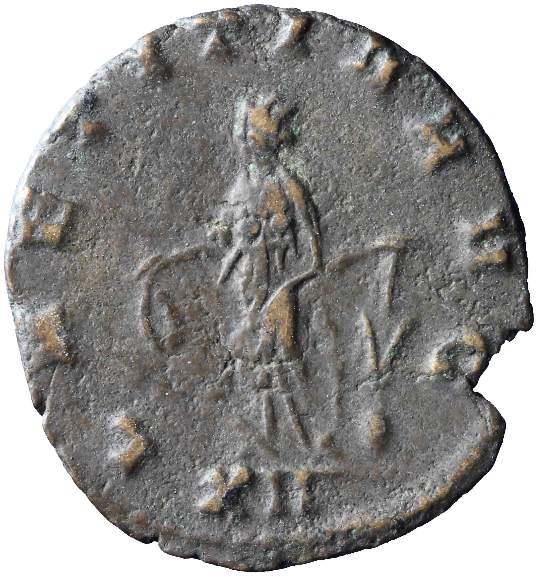 Afbeelding van de keerzijde. antoninianus. Inventarisnummer:RO-09075