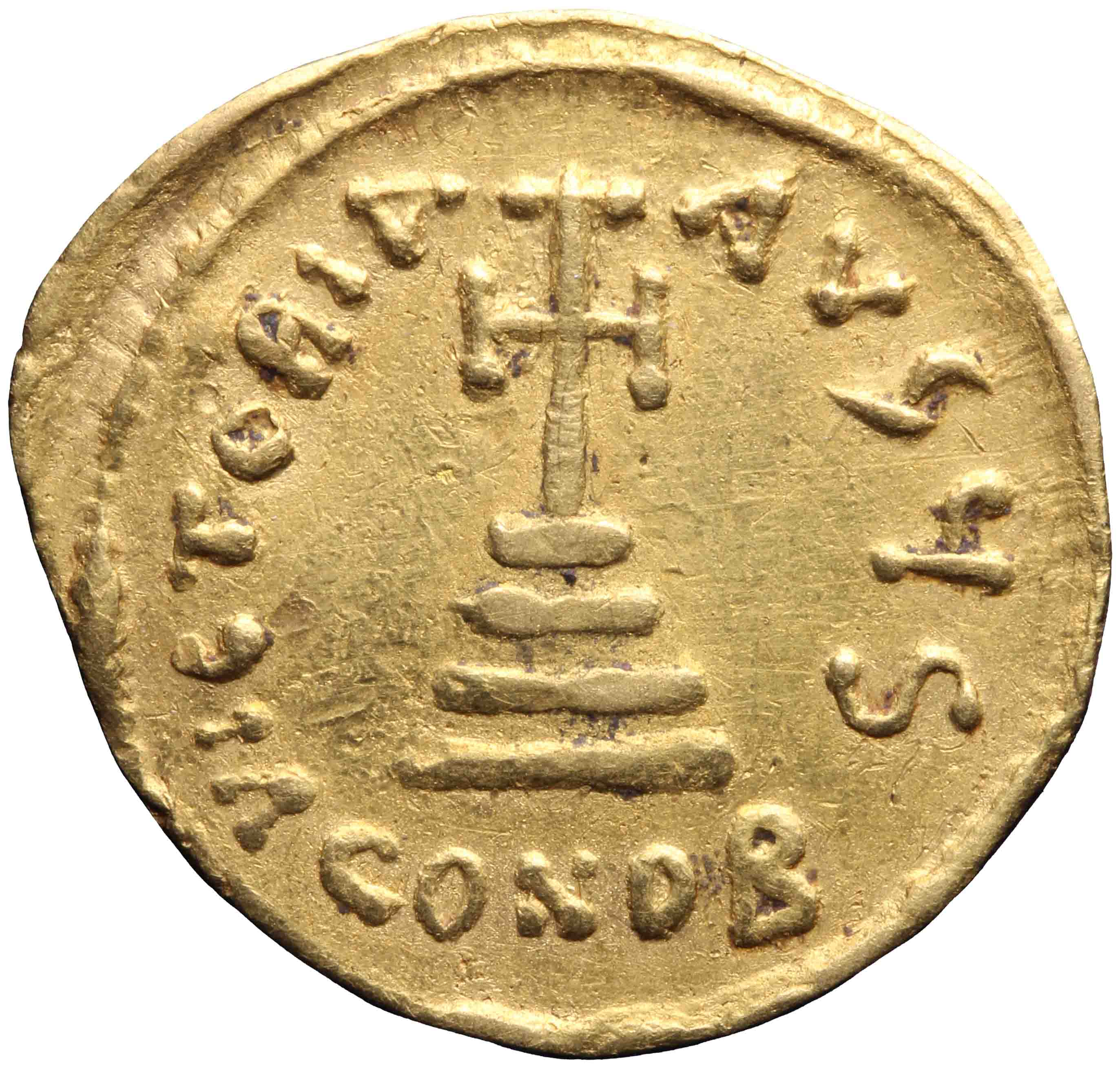 Afbeelding van de keerzijde. solidus. Inventarisnummer:RO-13509