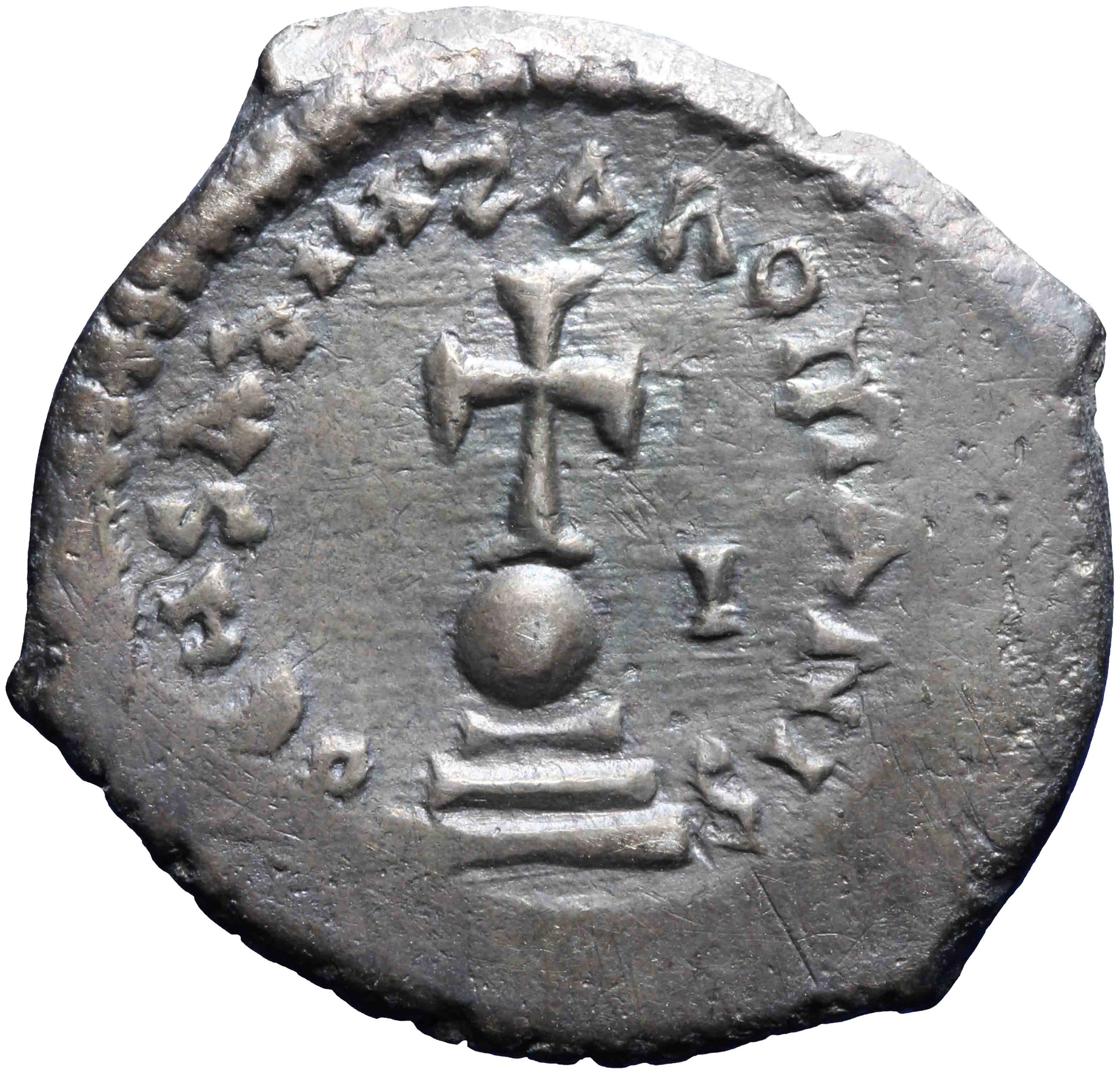 Afbeelding van de keerzijde. hexagram. Inventarisnummer:RO-13513