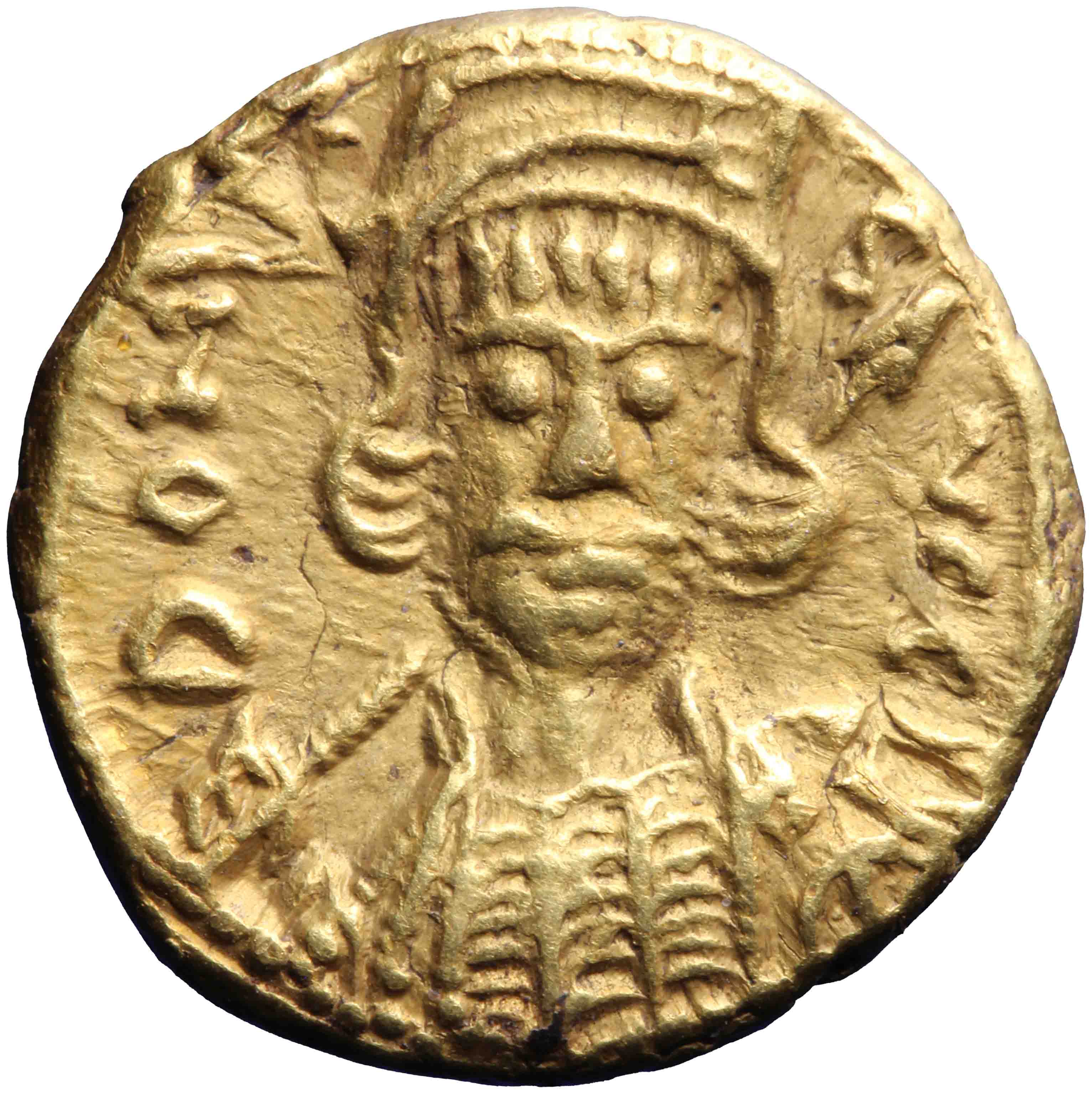 Afbeelding van de voorzijde. solidus. Inventarisnummer:RO-13673