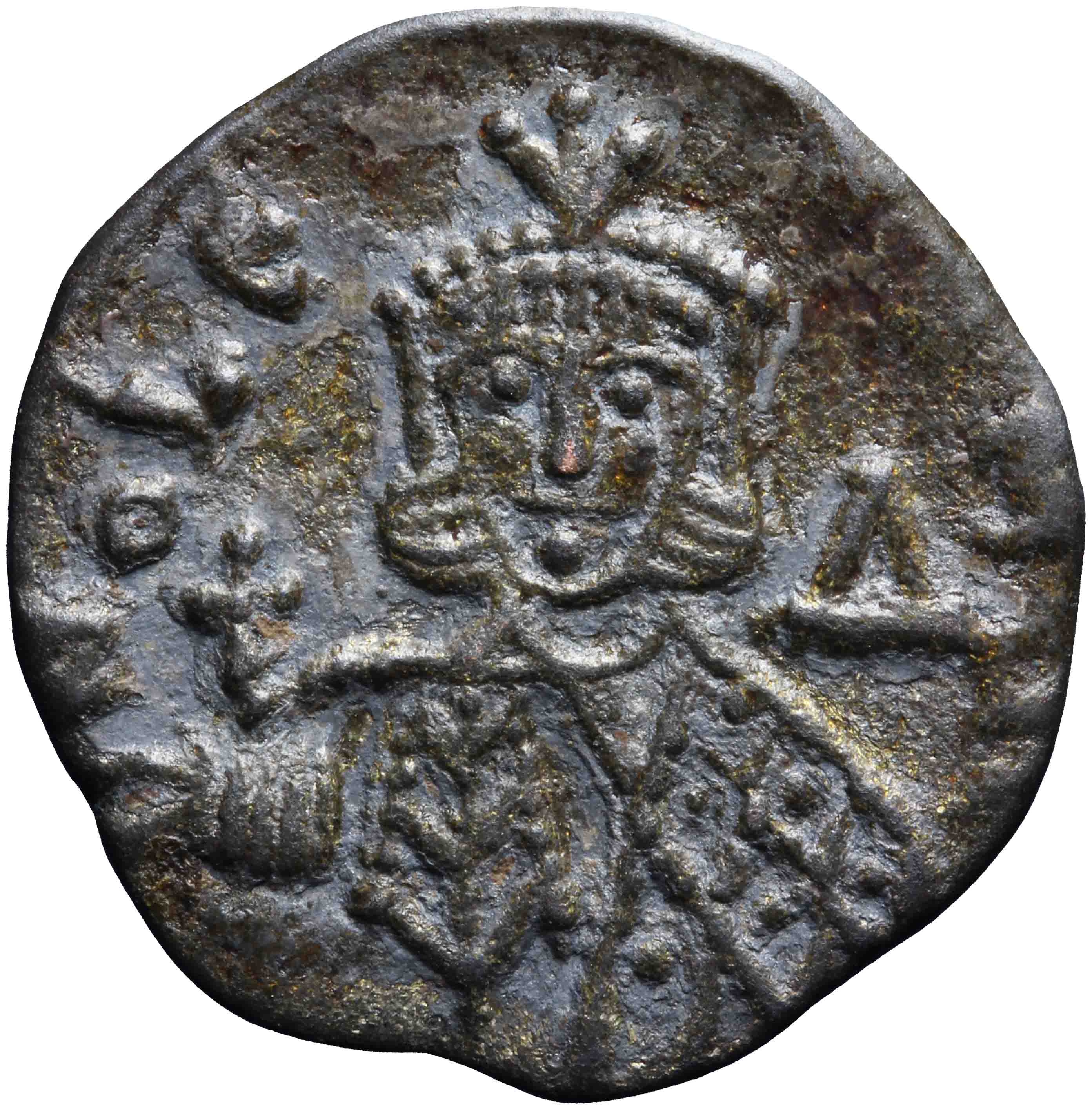 Afbeelding van de keerzijde. AE solidus. Inventarisnummer:RO-13717